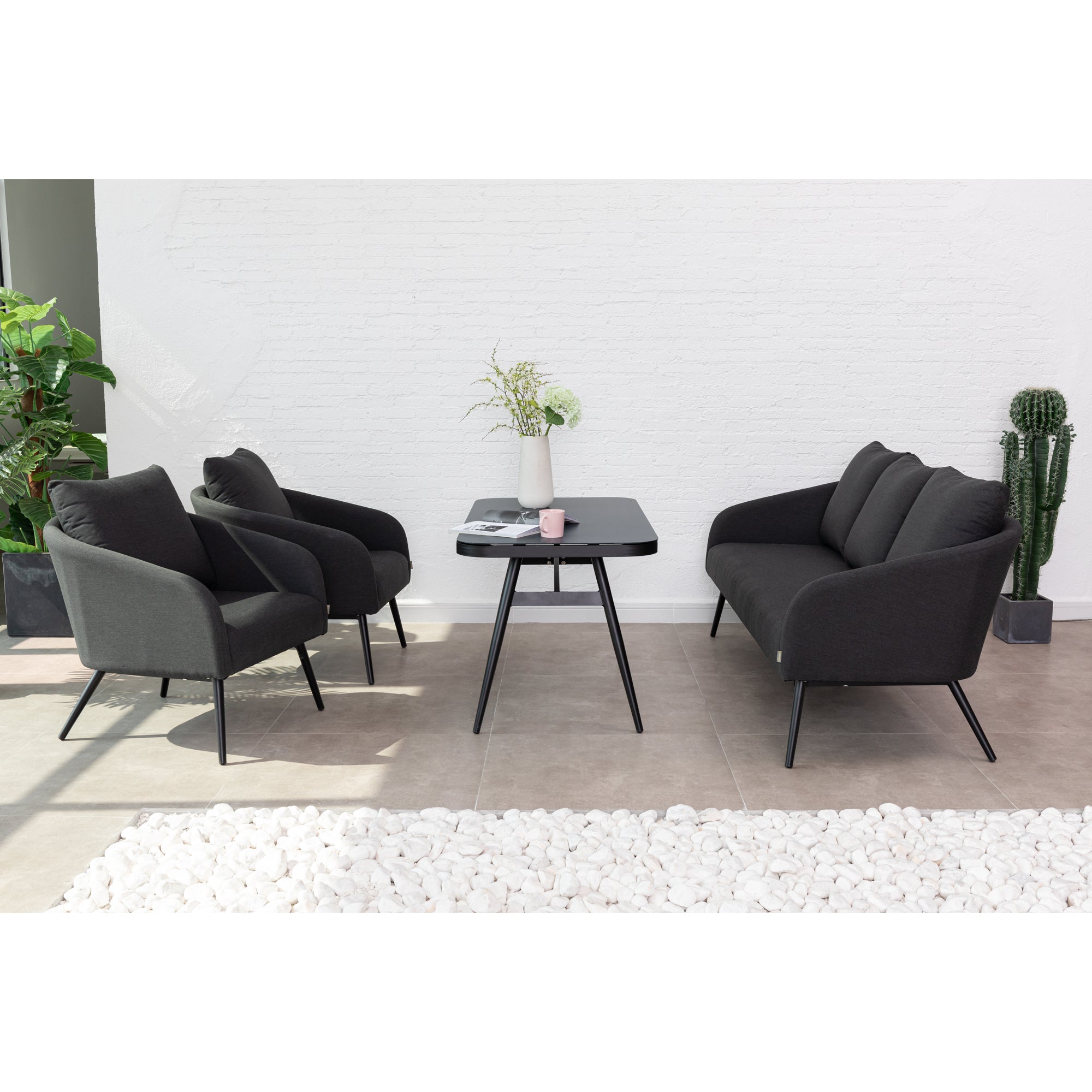 *AUS DER AUSSTELLUNG* Outdoor Lounge Set Pulse LIKA-TEX® Bezug zu 100% Wetterfest