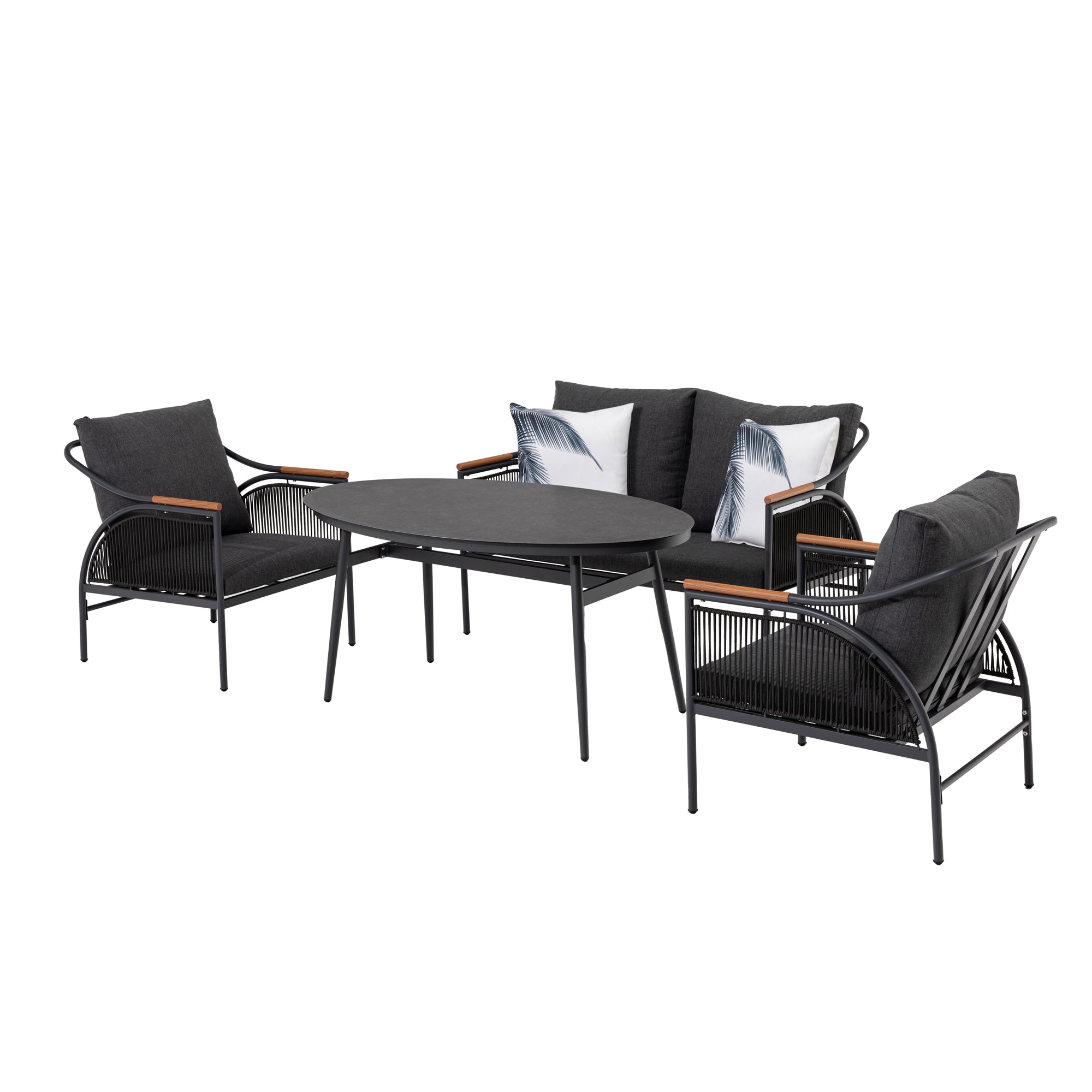 *AUS DER AUSSTELLUNG* Italienischer Chic! Komfort Dining Lounge Set Valencia / sehr bequem & einladend