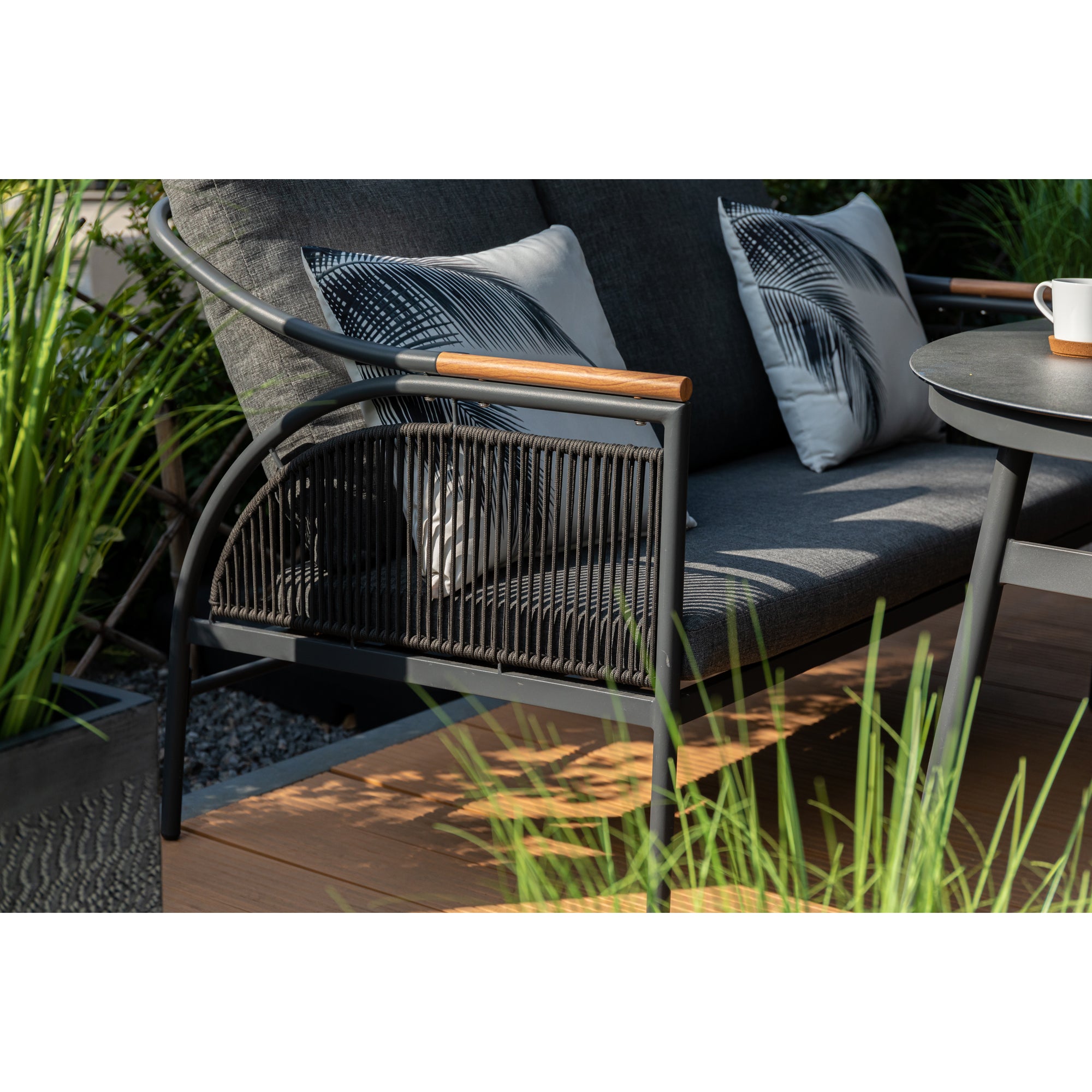 *AUS DER AUSSTELLUNG* Italienischer Chic! Komfort Dining Lounge Set Valencia / sehr bequem & einladend
