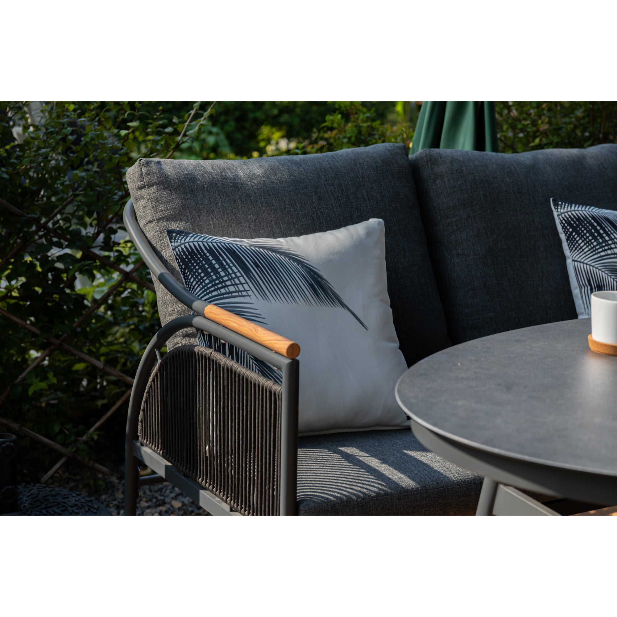 *AUS DER AUSSTELLUNG* Italienischer Chic! Komfort Dining Lounge Set Valencia / sehr bequem & einladend