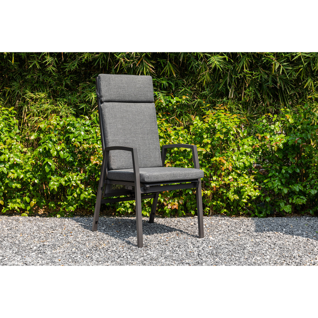 Superior Aluminium Dining Move Sessel Arctic anthrazit / Rücken verstellbar