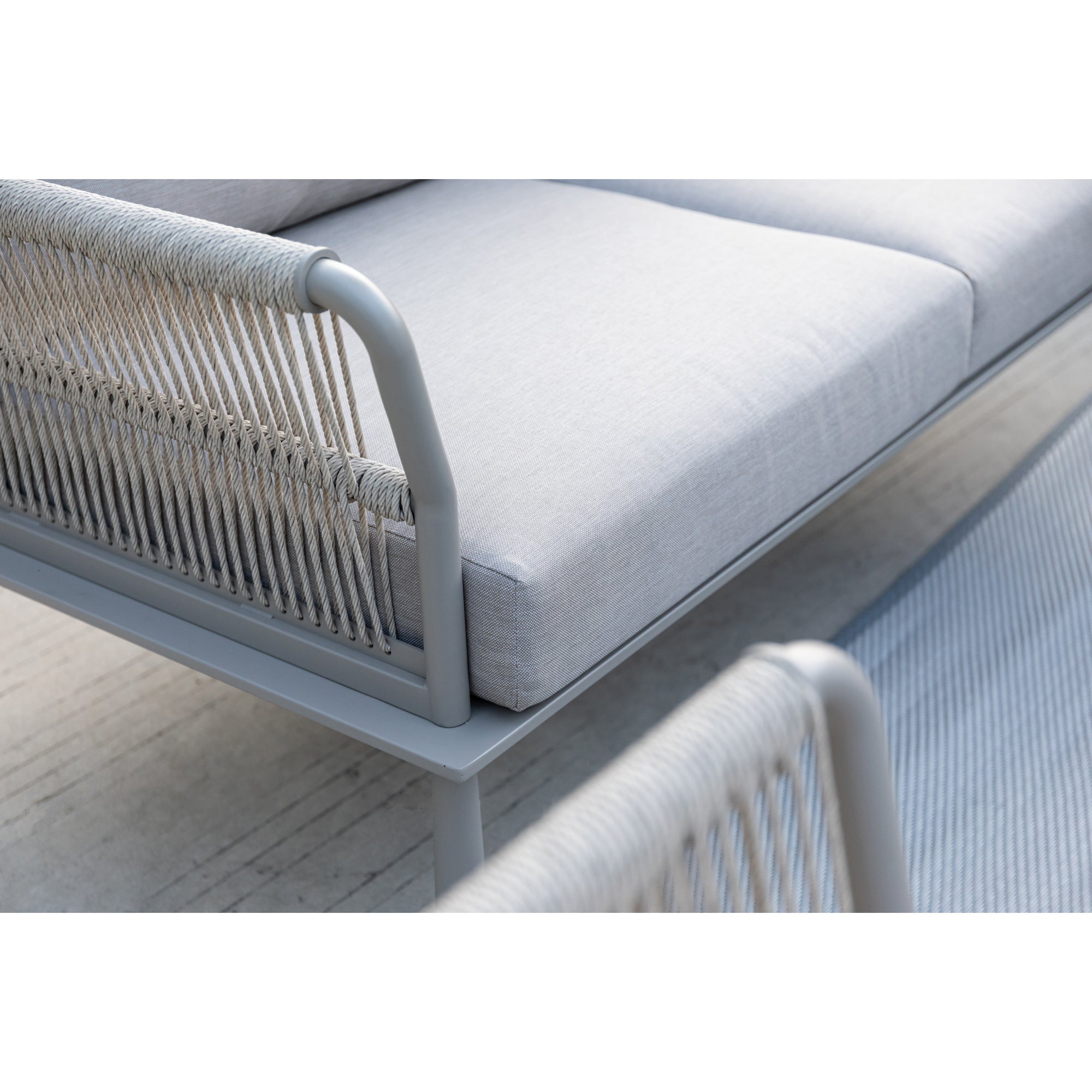 XXL Luxus Aluminium Lounge Set Madri / Wetterfest, Hochwertig & Perfektion in ihrer schönsten Form