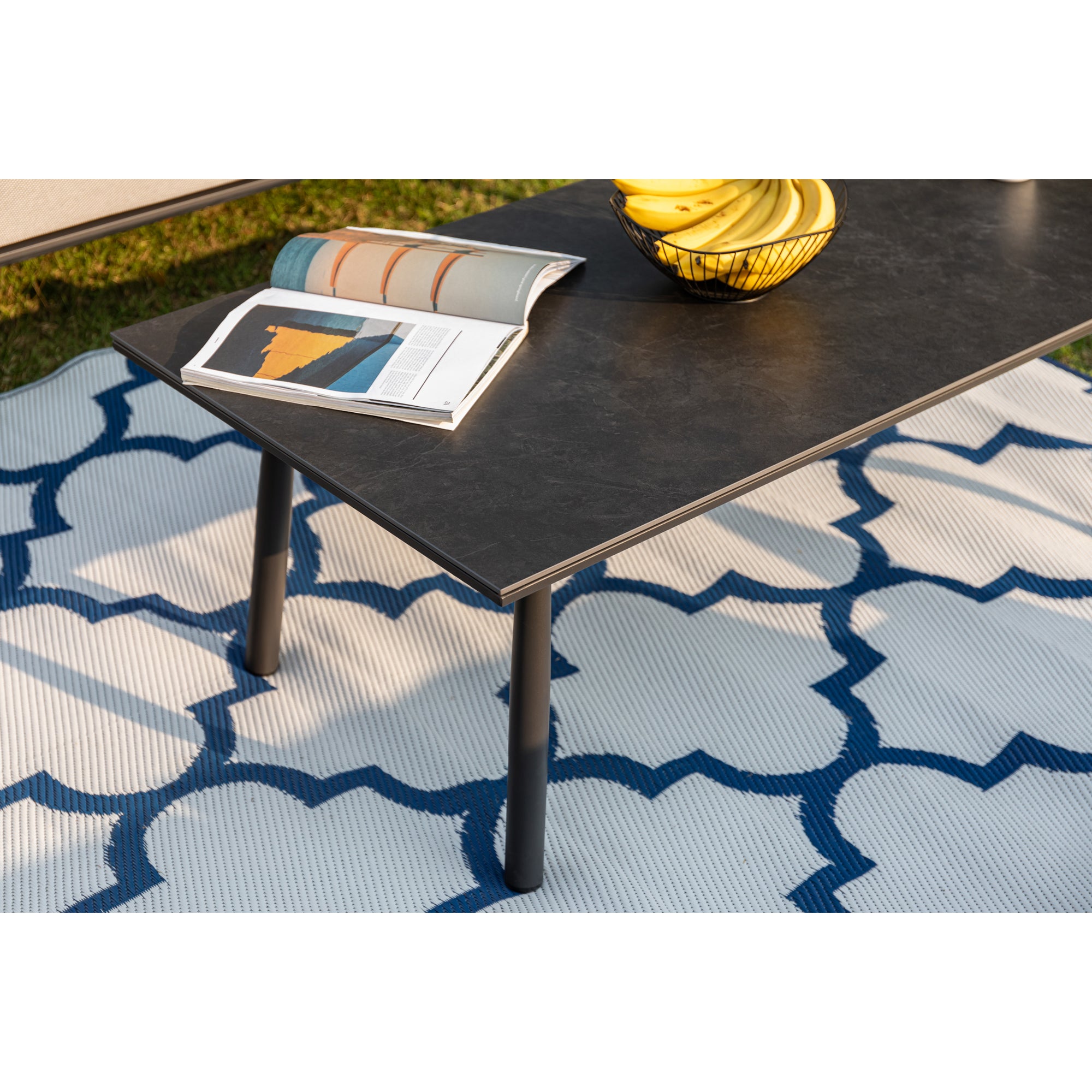 XXL Luxus Aluminium Lounge Set Madri Nero / Wetterfest, Hochwertig & Perfektion in ihrer schönsten Form