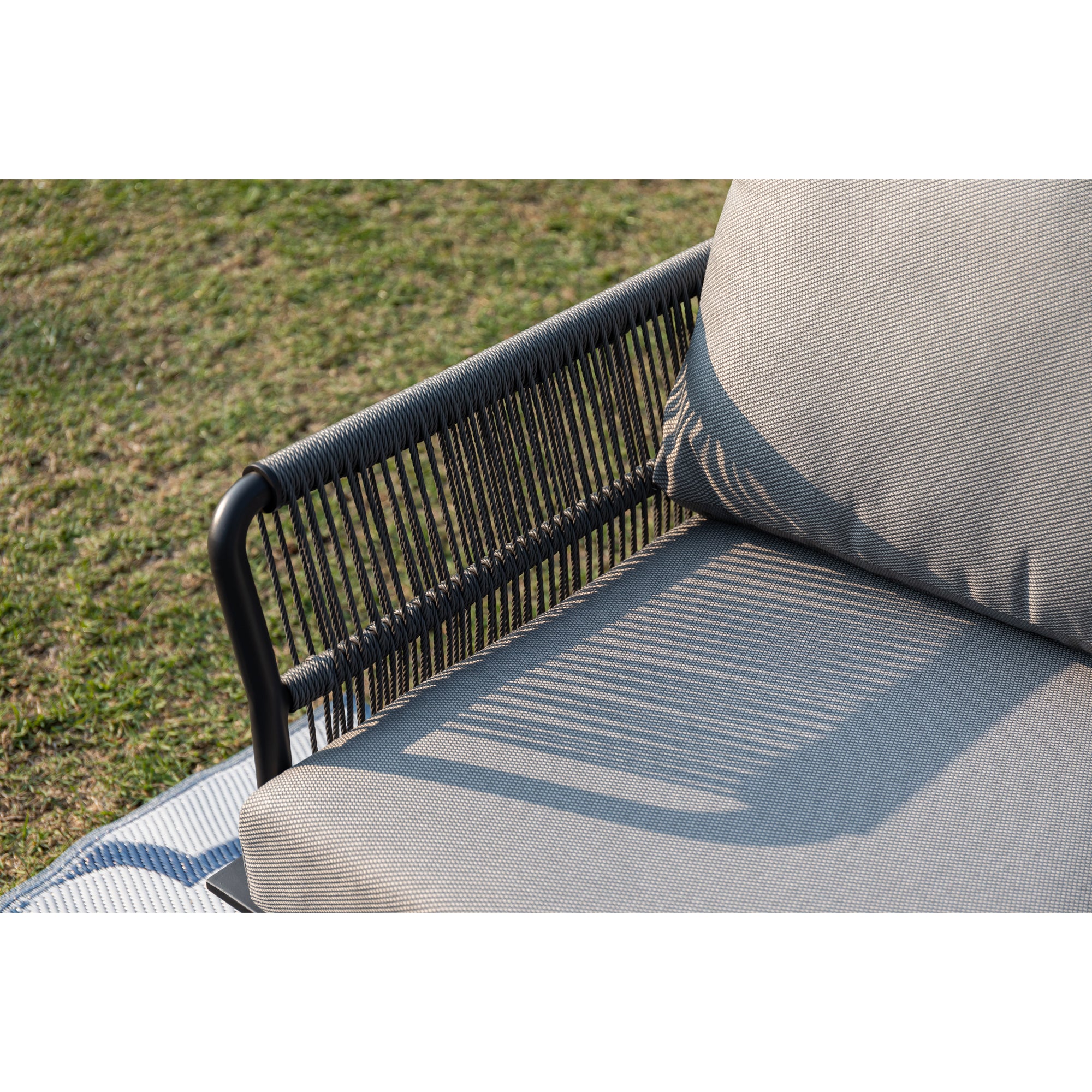 XXL Luxus Aluminium Lounge Set Madri Nero / Wetterfest, Hochwertig & Perfektion in ihrer schönsten Form