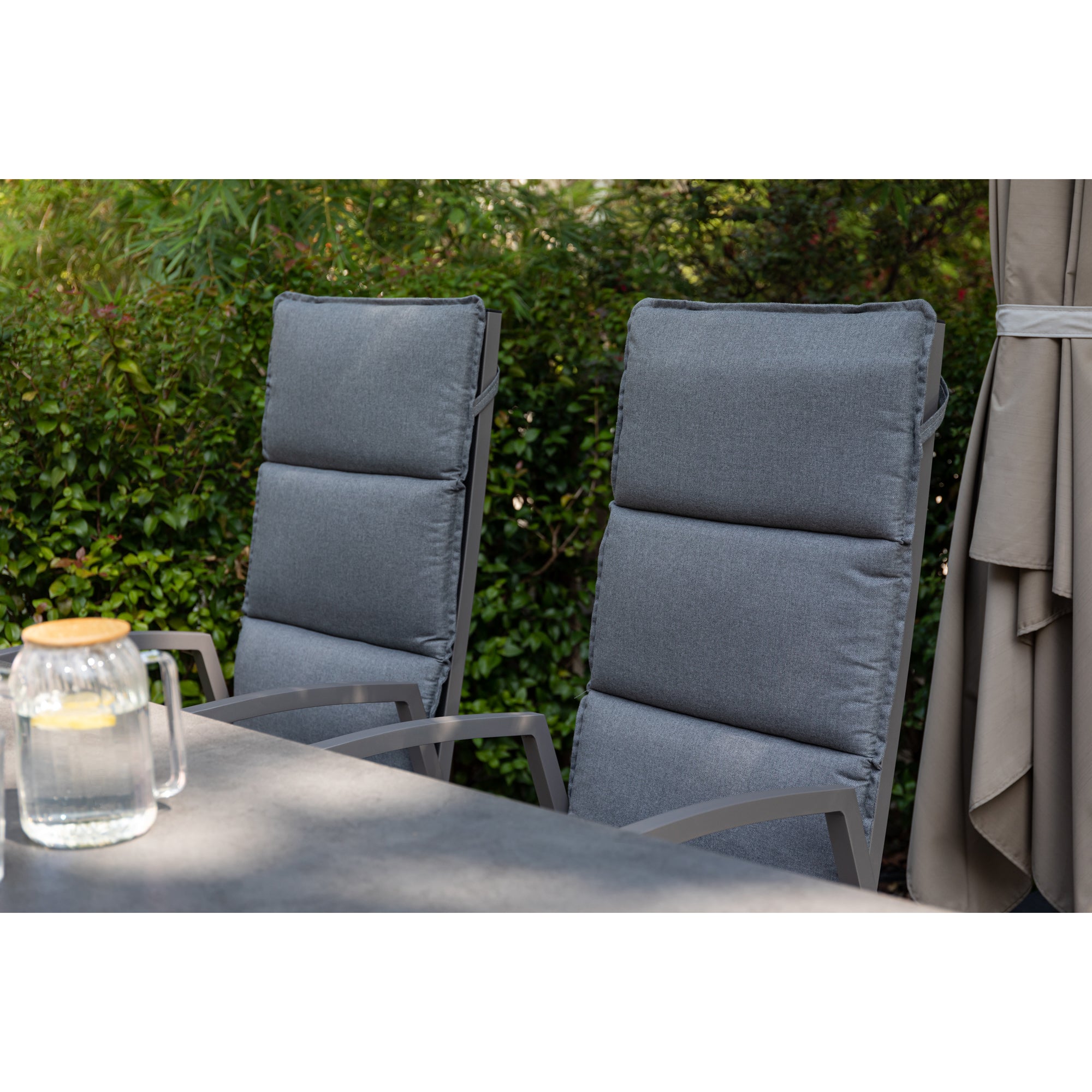 Gartenmöbel Set Arctic Deluxe / Sessel verstellbar & extra hoher Rücken