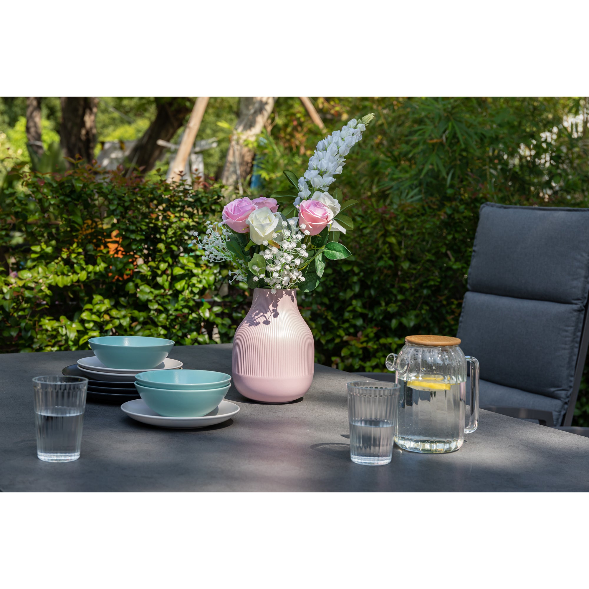 Gartenmöbel Set Arctic Deluxe / Sessel verstellbar & extra hoher Rücken