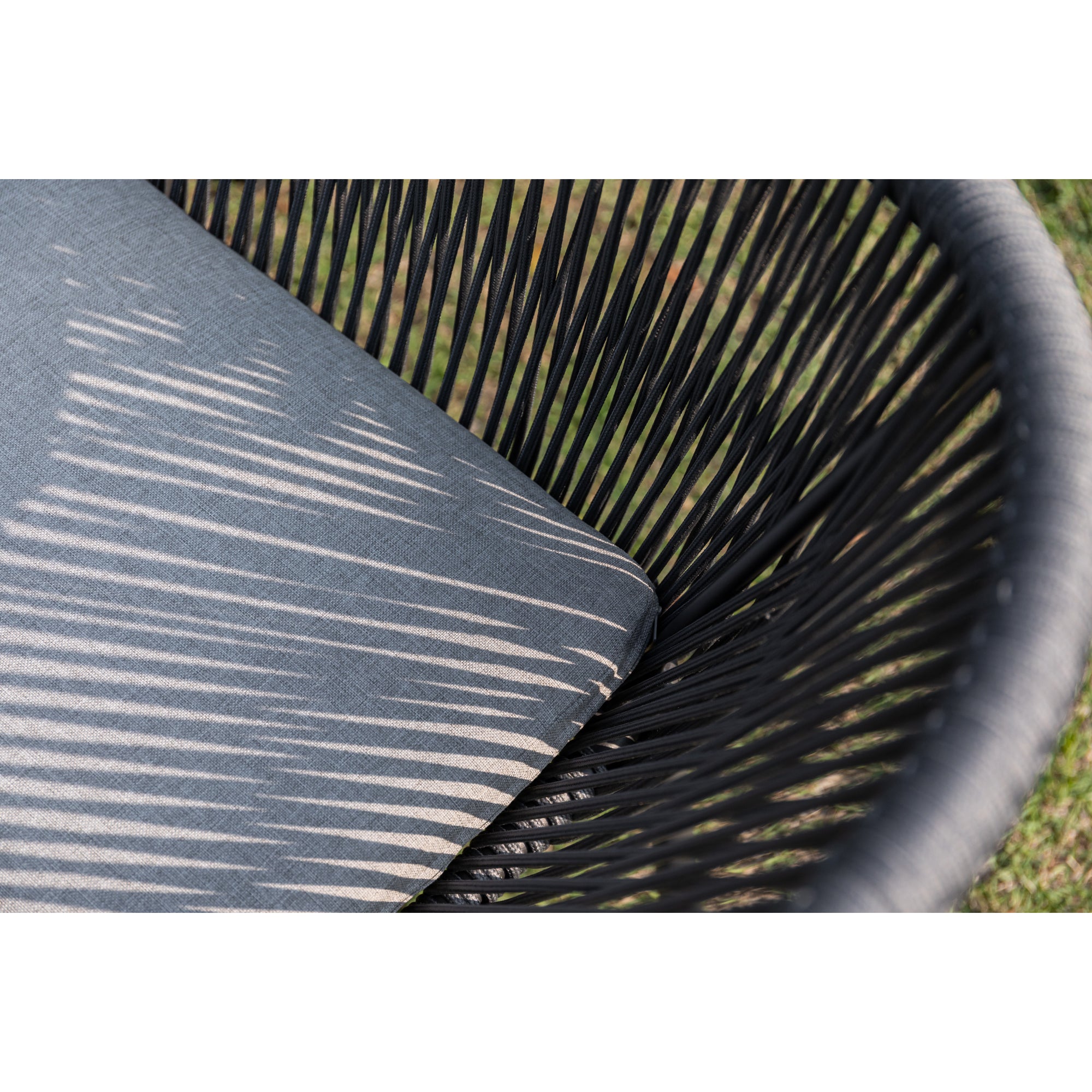 ☀️Summer Deal !☀️ Stapelsessel Manhattan inkl Sitzkissen / Aluminium kombiniert mit Rope Seilen