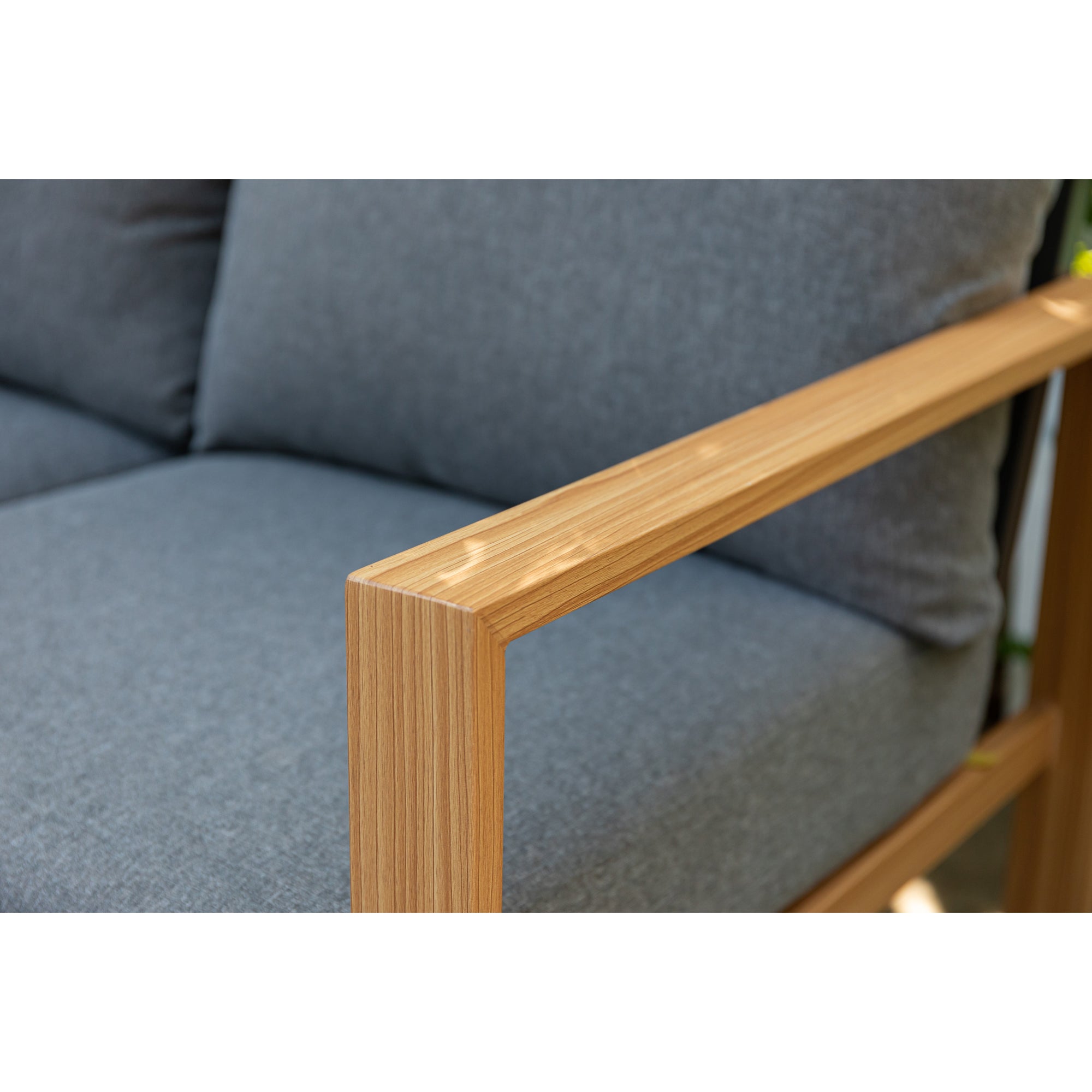 ***CHRISTMAS SPECIAL*** Moderne Aluminium Eck Lounge Luzern in edler Teak-Holzoptik