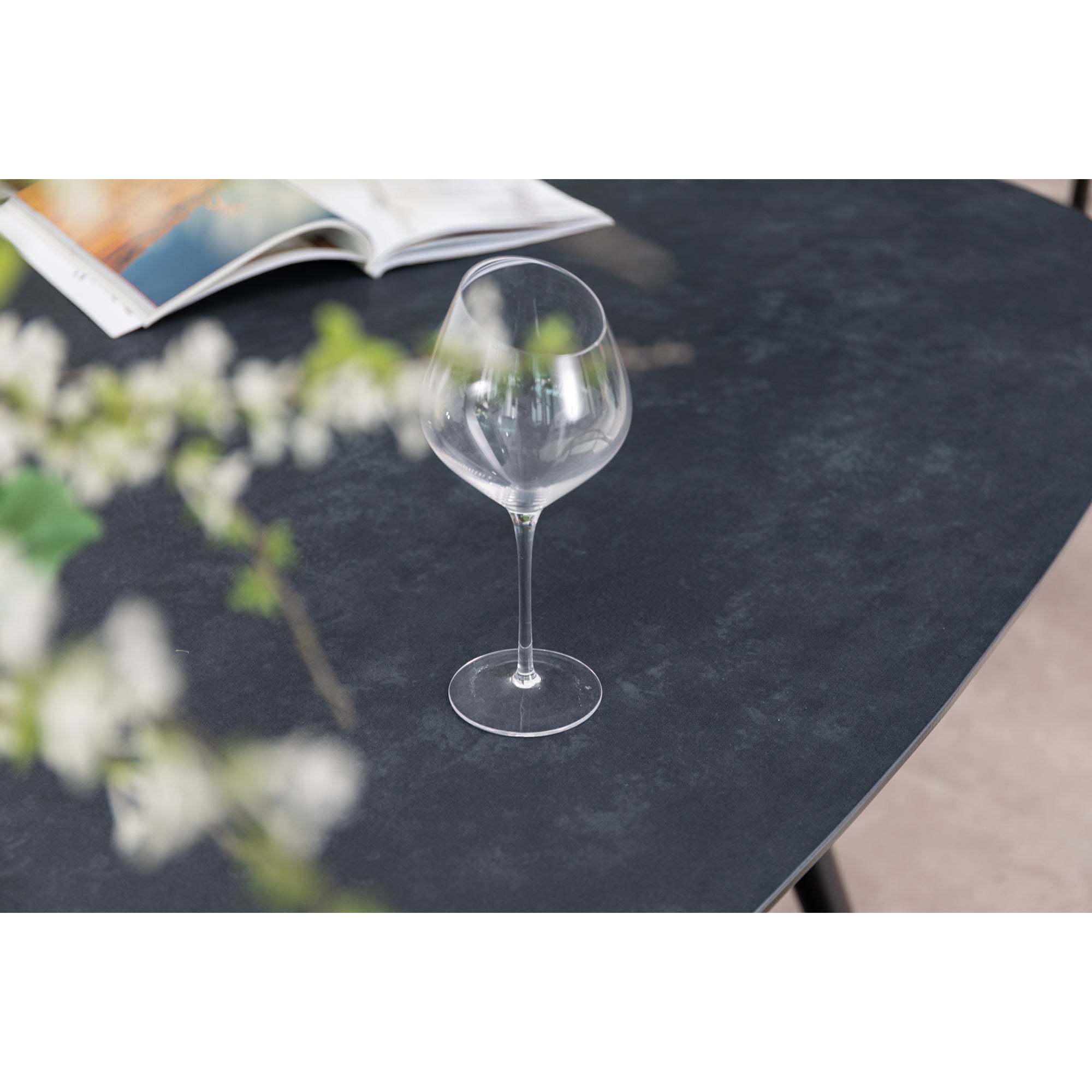 9 tlg. Aluminium / Polyrope Cord Dining Set Luis in natur inkl. Dining Tisch Puro