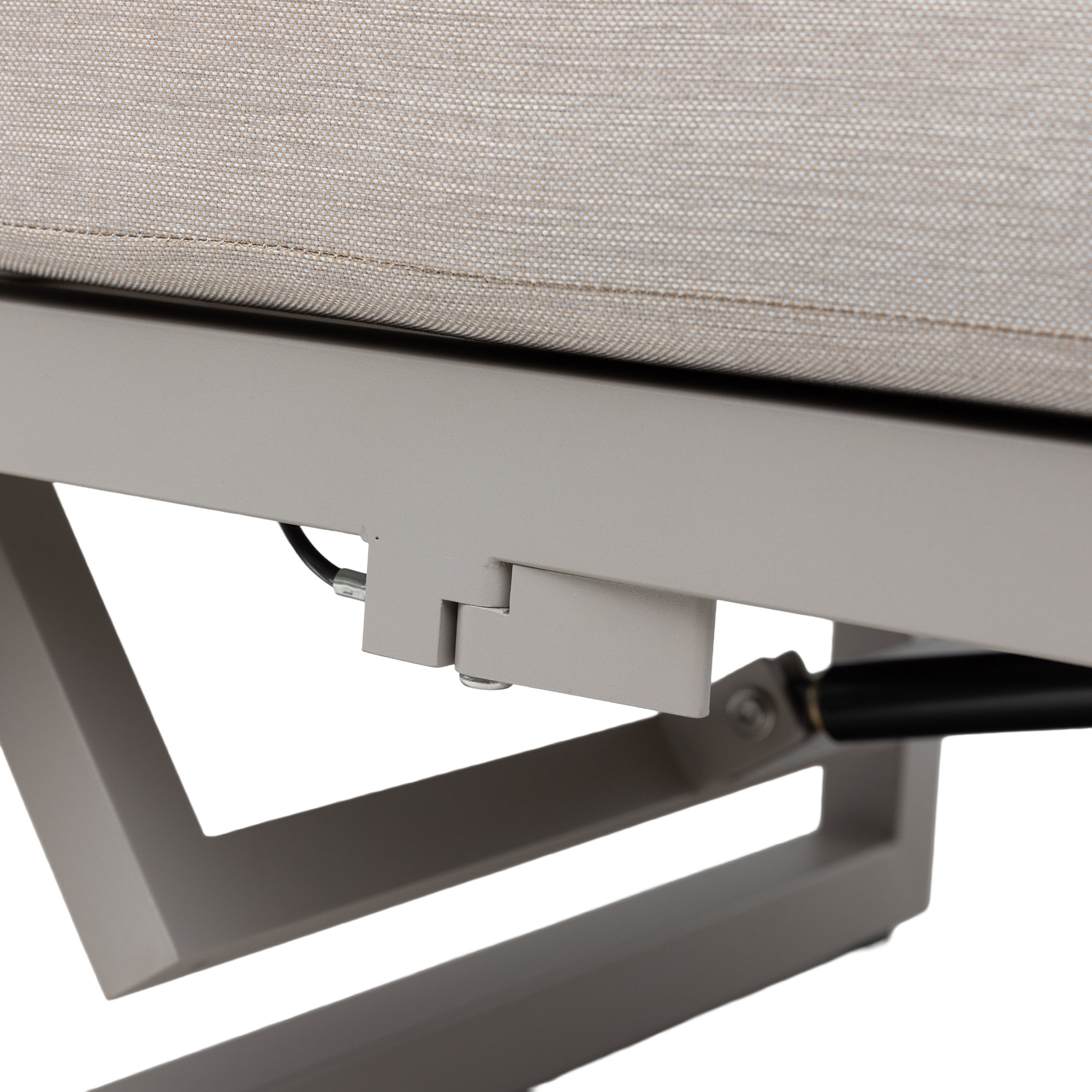 Alu / Polycord Rope Dining Ecklounge Set Madri Deluxe 3in1 Funktion variabel stellbar absenkbare Armlehnen