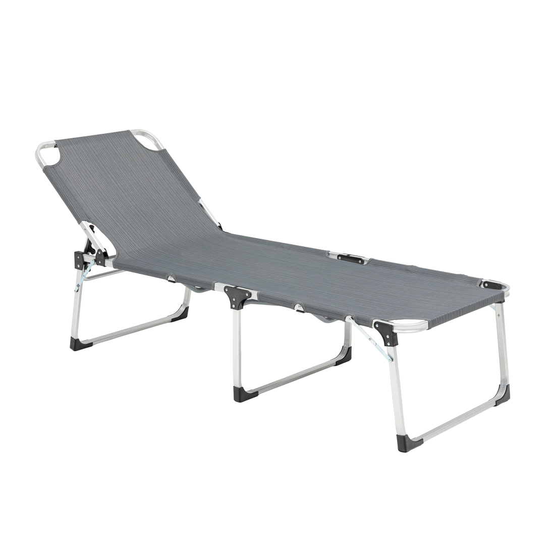 Aluminium Dreibeinliege De Luxe XL -extra hoher Einstieg 214x70x45cm