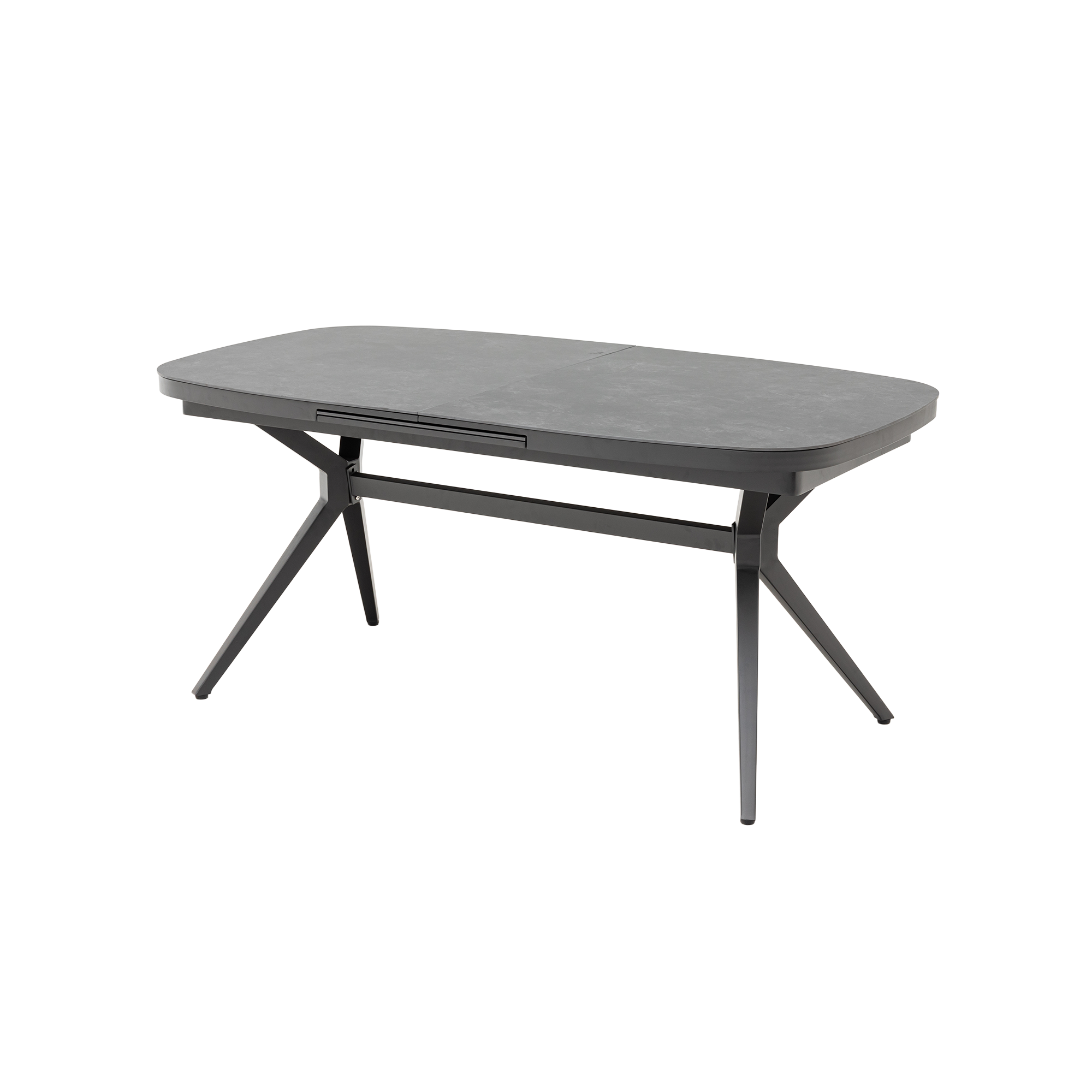 PREMIUM! Essgruppe / Dining Set MADRI VERDE Schwinger & AURORA NERO DESIGN Ausziehtisch