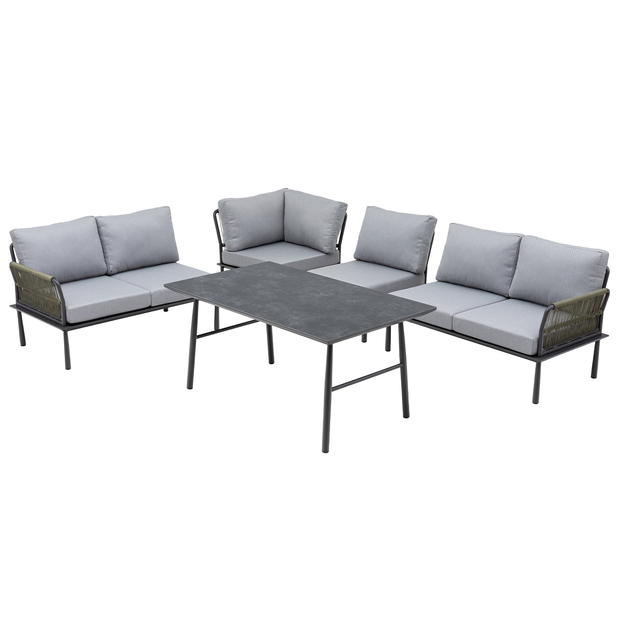 ✨DEIN NEUER LIEBLINGSPLATZ✨ Dining Eck Lounge Madri Verde / Trendstarkes Design & luxuriöser Komfort