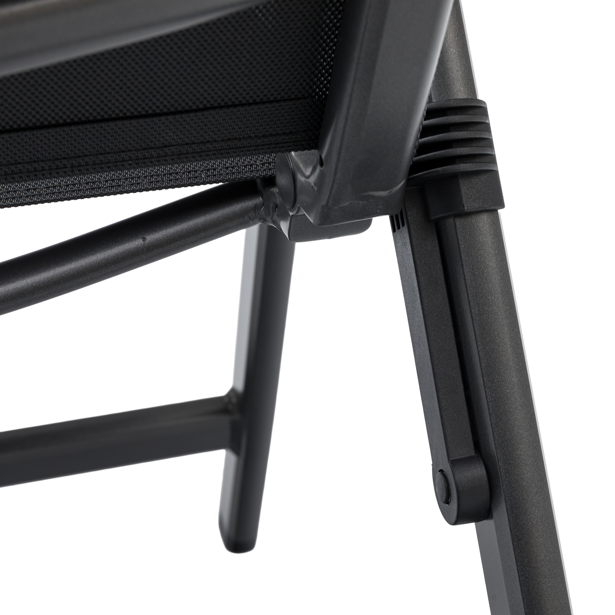 Premium Aluminium Klappsessel Avantage Dark Moon / mehrfach verstellbar anthrazit