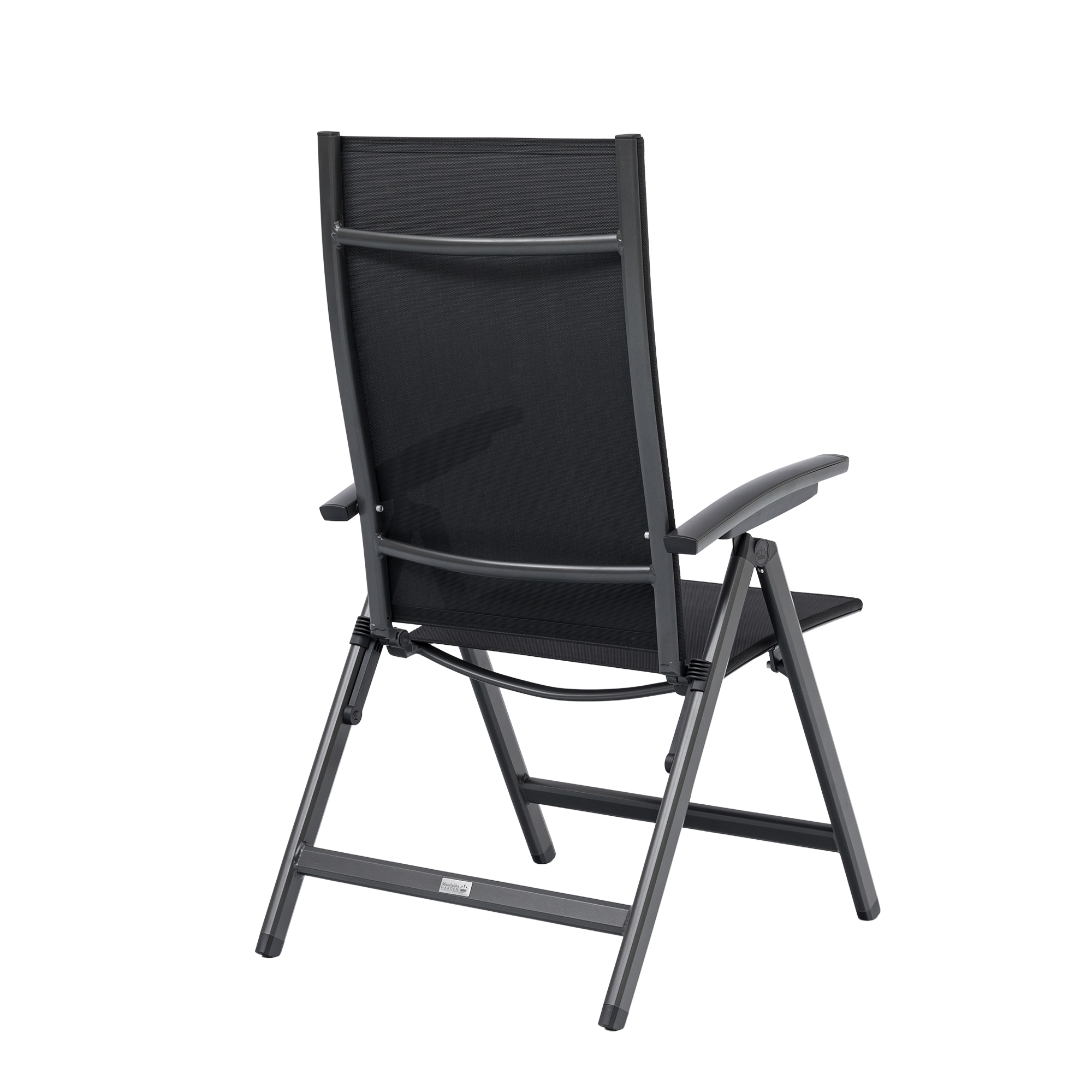 Premium Aluminium Klappsessel Avantage Dark Moon / mehrfach verstellbar anthrazit