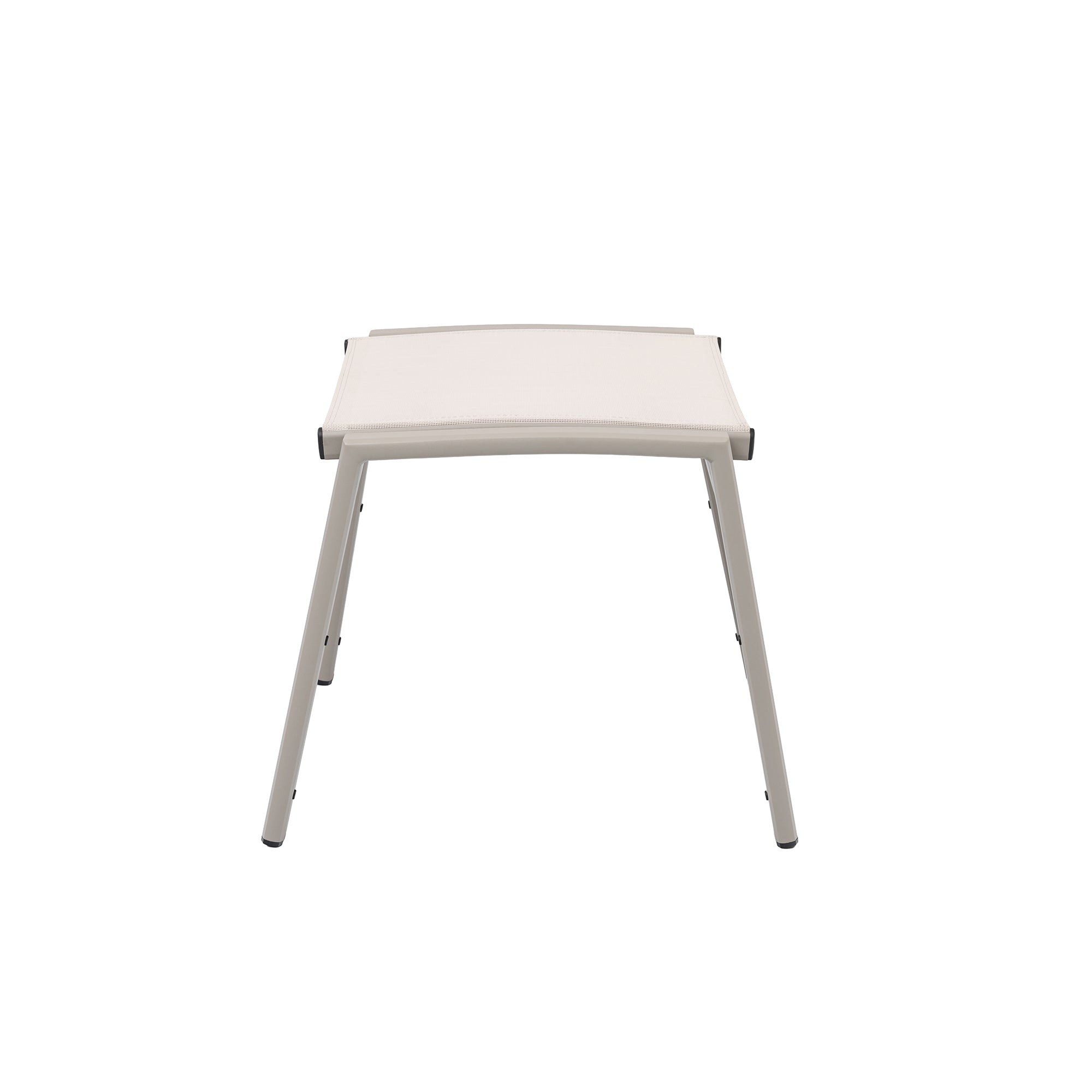 Aluminium / Sling-Textilen Hocker Avantage Moon (creme/beige)