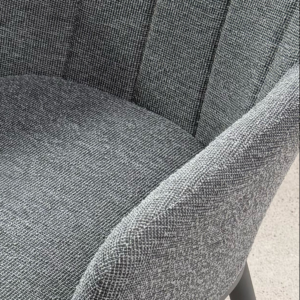 Outdoor Sessel Heritage 100% wetterfest VELUVÉ by LIKA-TEX® Bezug Onyx