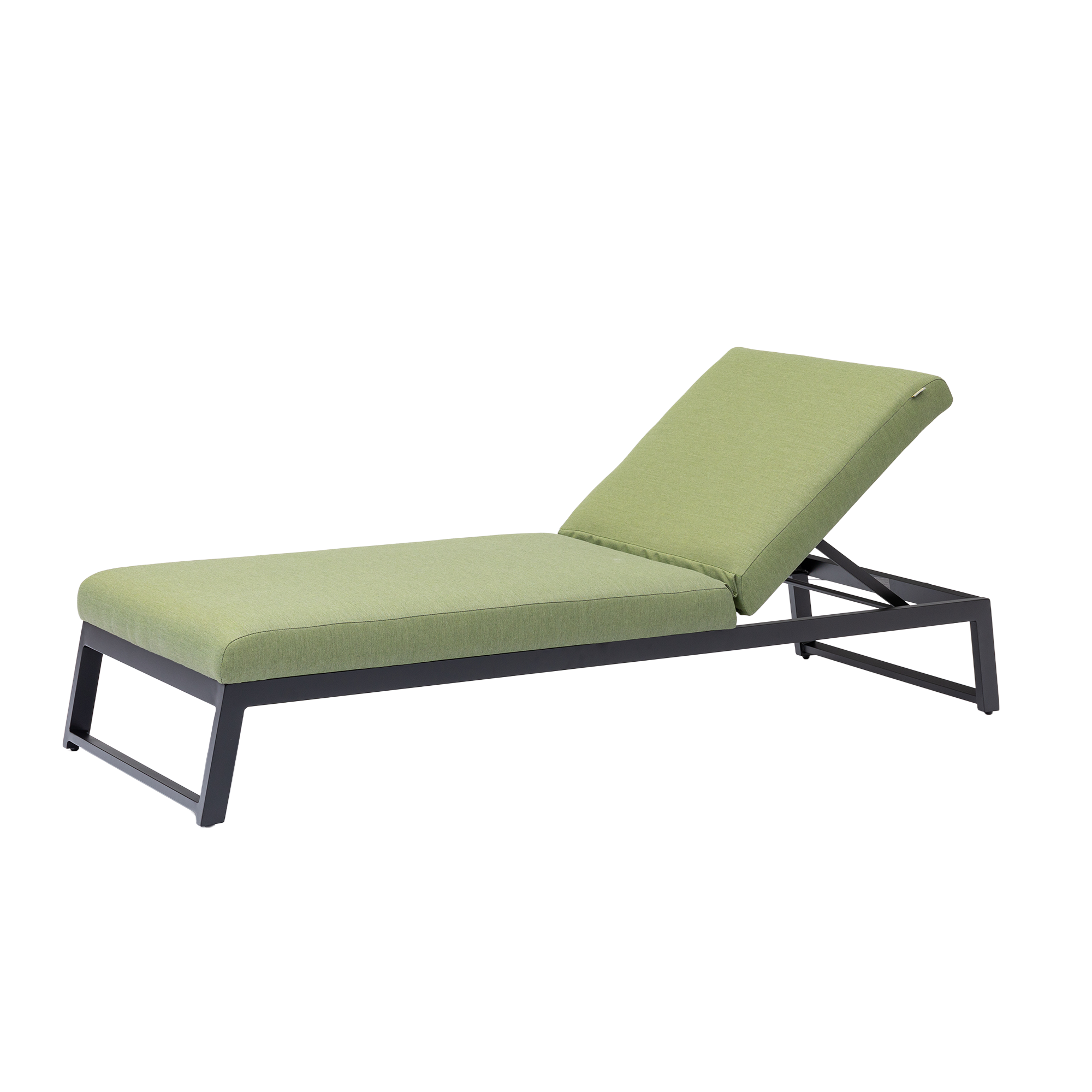 AUS DER AUSSTELLUNG ☀️ Outdoor Sonnenliege Heritage 100% wetterfest LIKA-TEX® Bezug in olive (grün) Wetterfest