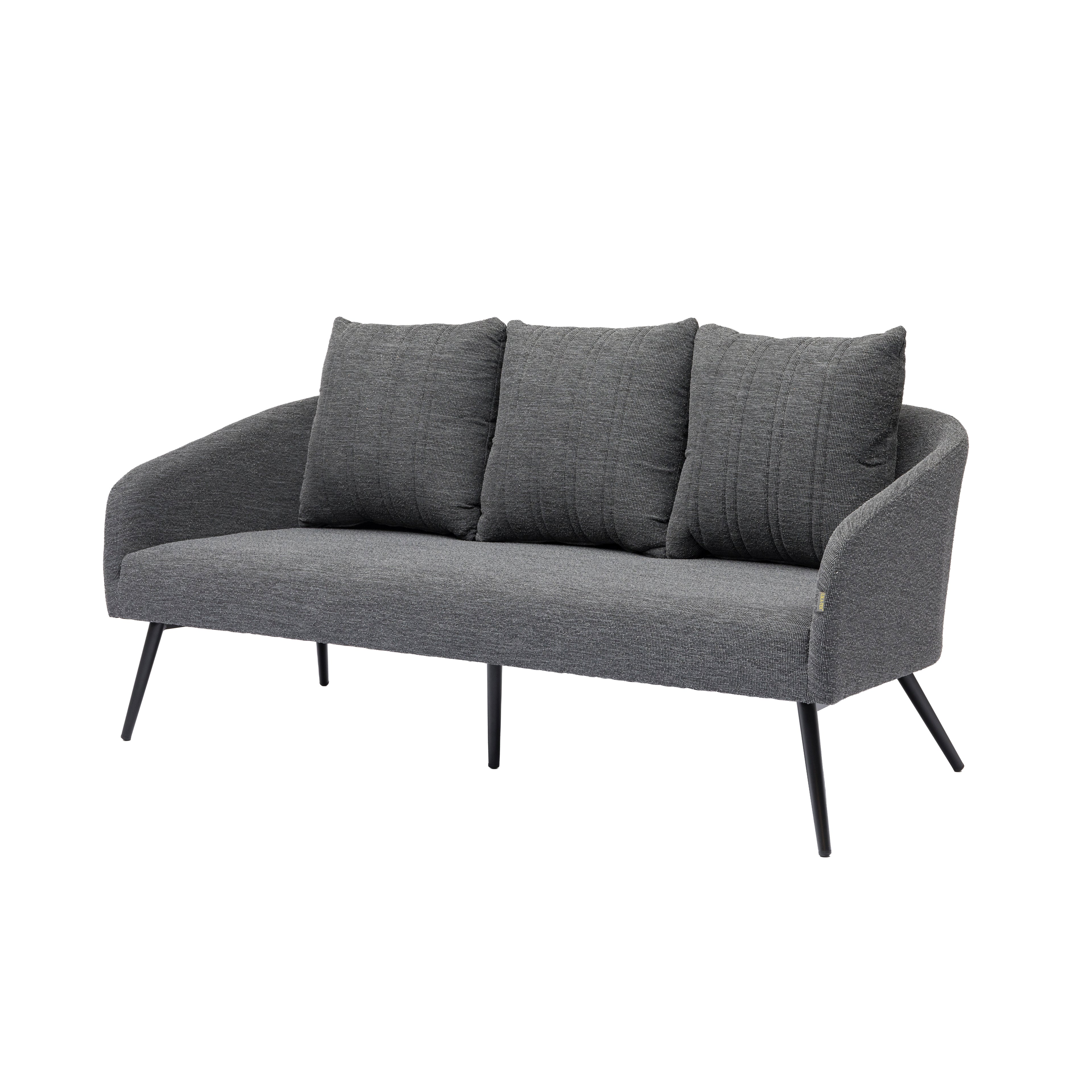 Outdoor Lounge Set Pulse VELUVÉ by LIKA-TEX® Bezug zu 100% Wetterfest onyx