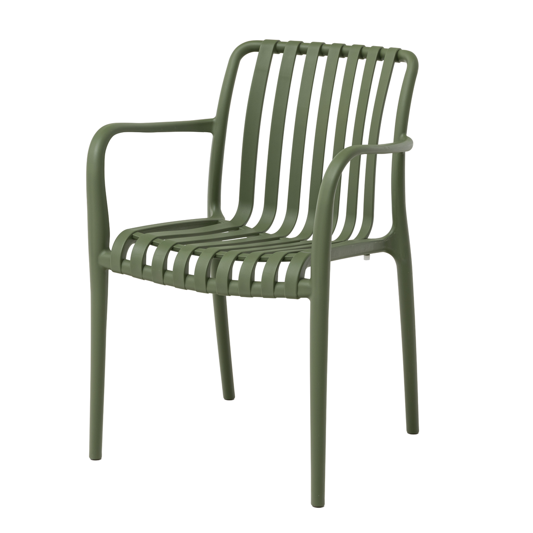 Kunststoff Stapelsessel Viva in der Farbe Matcha