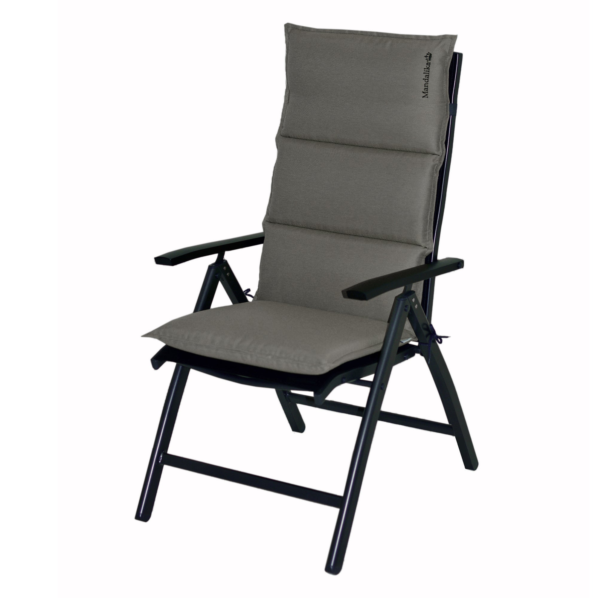 Premium Hochlehner Sesselauflagen / Gartenstuhlauflagen 119 x 48 x 6cm natur