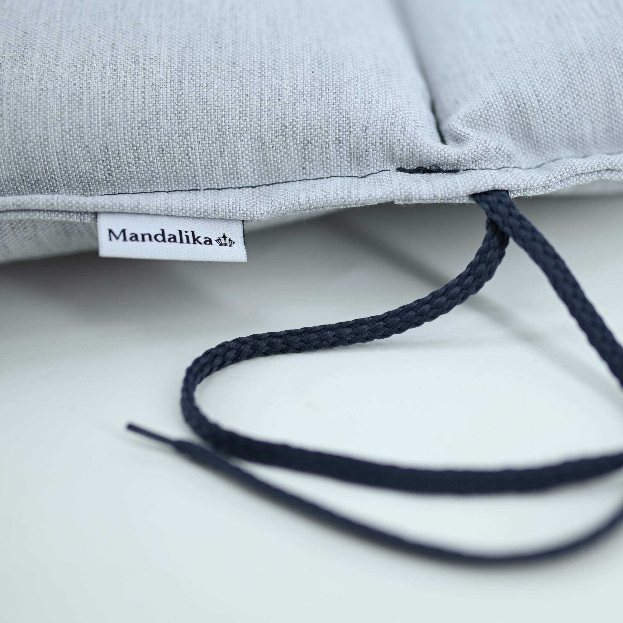 Premium Hochlehner Sesselauflagen / Gartenstuhlauflagen 119 x 48 x 6cm hellgrau