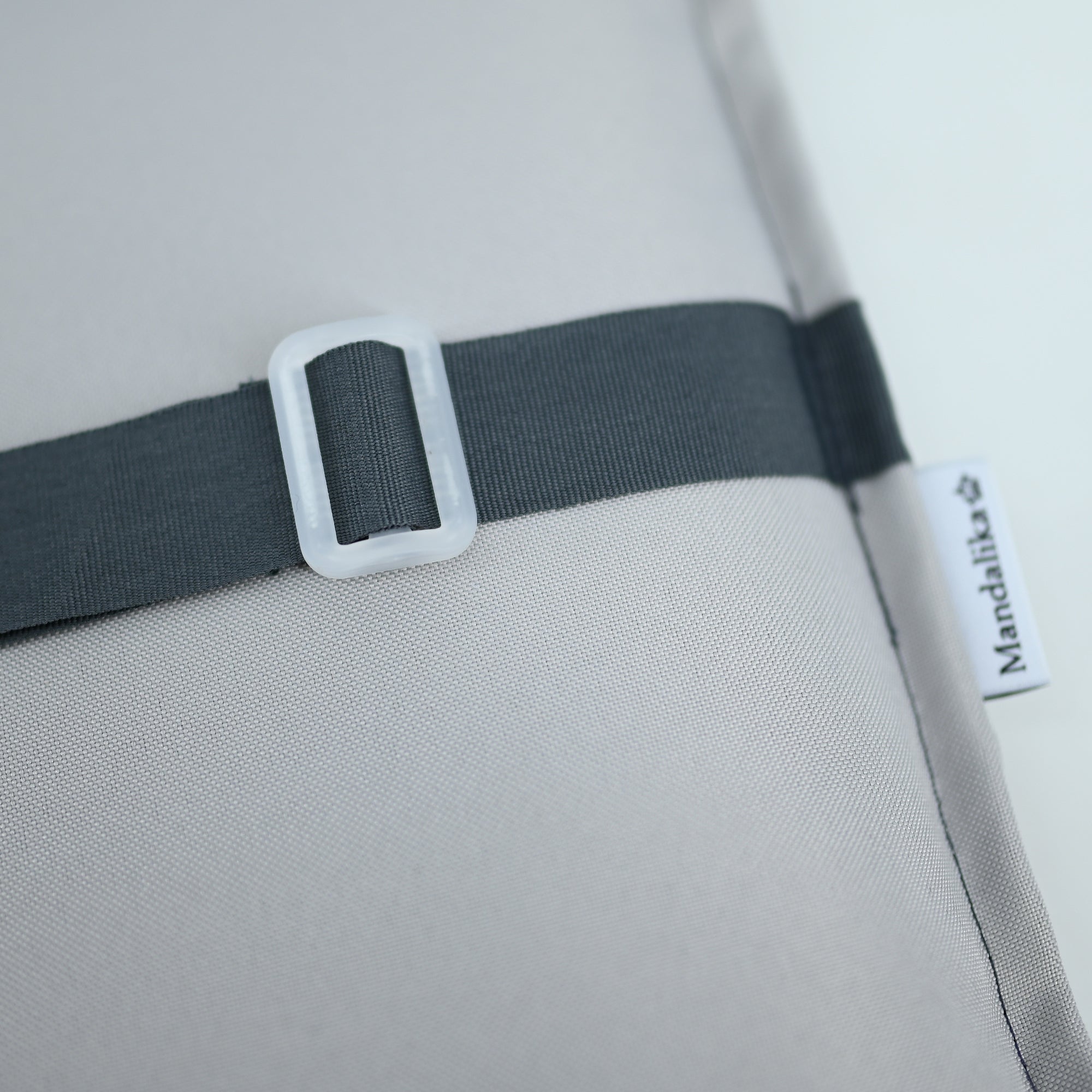 Comfort Hochlehner Sesselauflagen / Gartenstuhlauflagen 119 x 48 x 6cm hellgrau