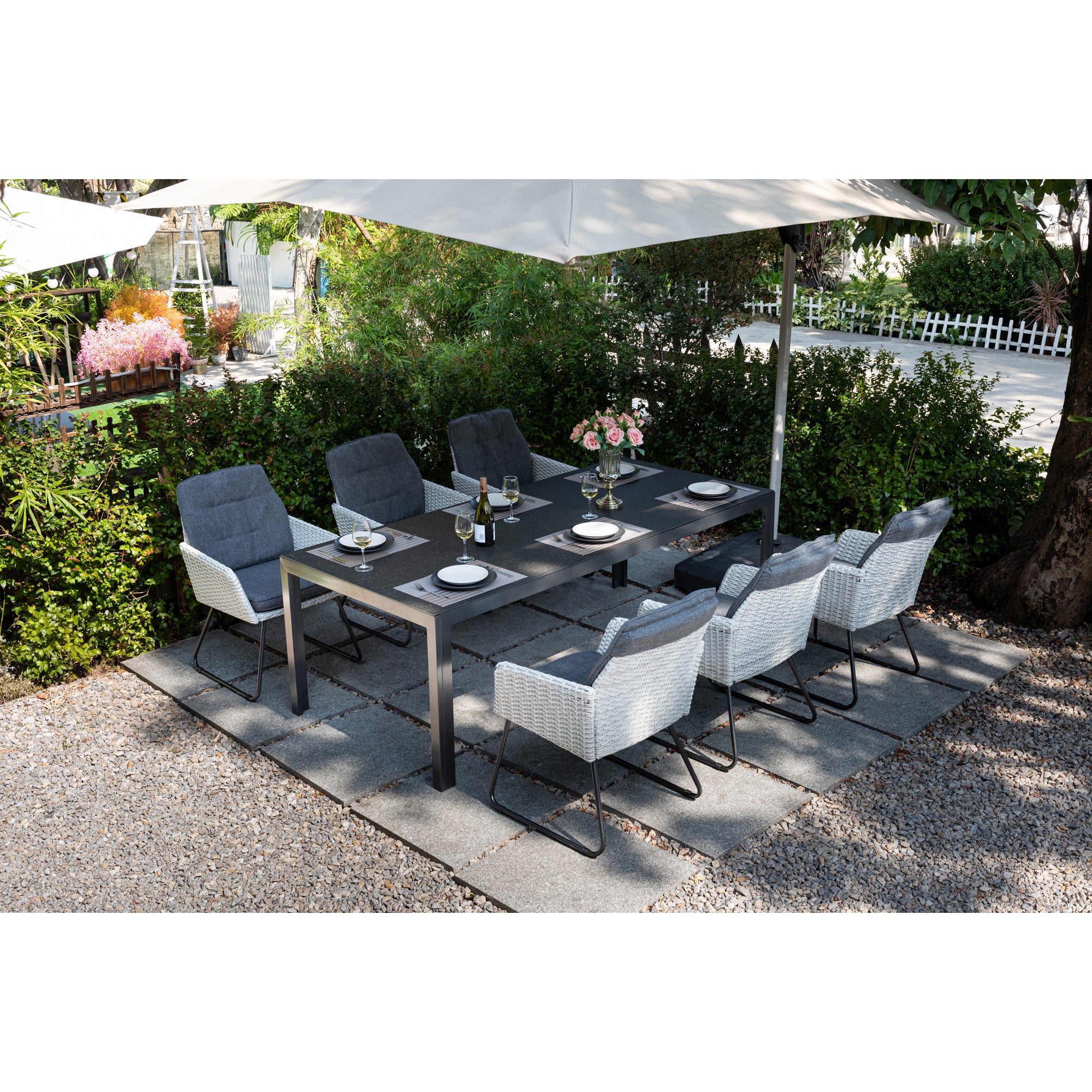 ⚽️ 🏆Unser WM Special! ⚽️🏆 Gemütliche 13 tlg. Essgruppe Ayana Ideal zum Speisen sehr bequeme Sessel