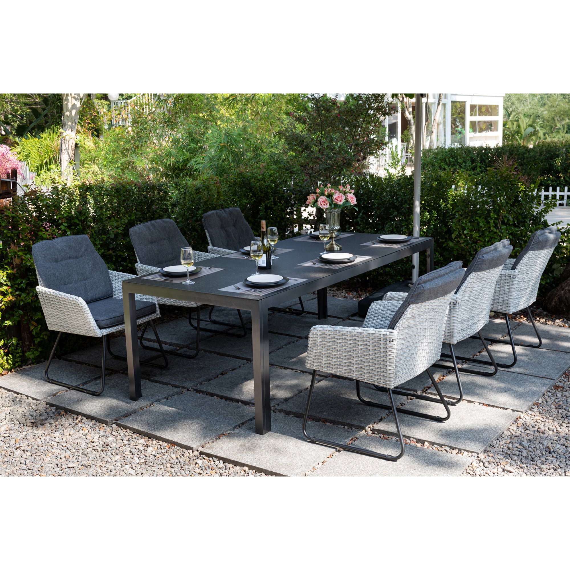 ⚽️ 🏆Unser WM Special! ⚽️🏆 Gemütliche 13 tlg. Essgruppe Ayana Ideal zum Speisen sehr bequeme Sessel