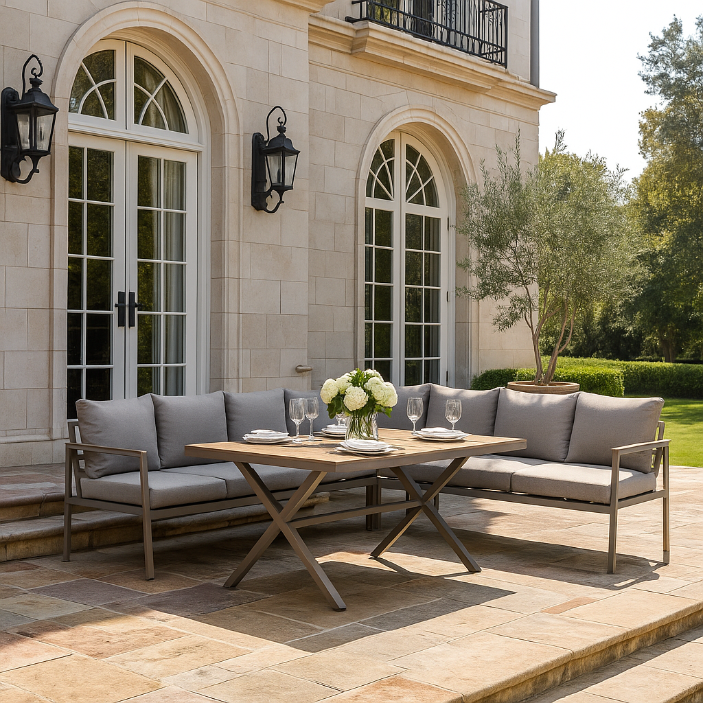 Dining Lounge Set Meran - Luxeriös & Natürlich schön. Pflegeleicht komfortabel.