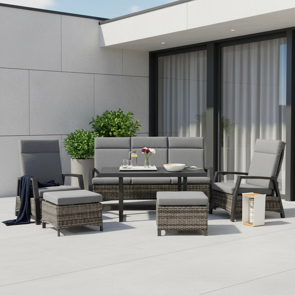 🌼FRÜHLINGS-ANGEBOT🌼 Designer Lounge Ravello / alle Rückenteile stufenlos verstellbar - mehr entspannen geht nicht!