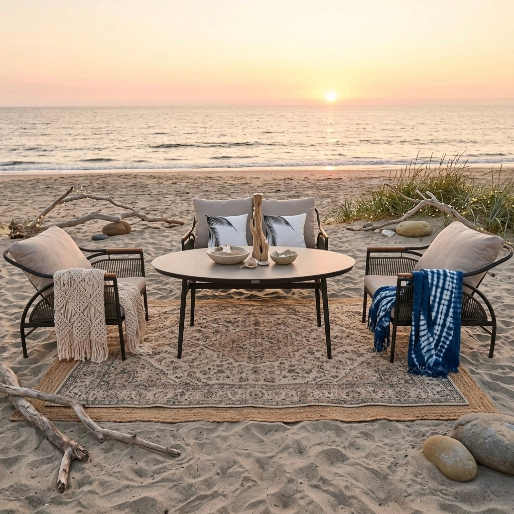 DEAL OF THE WEEK🔥 Italienischer Chic! Komfort Dining Lounge Set Valencia / sehr bequem & einladend