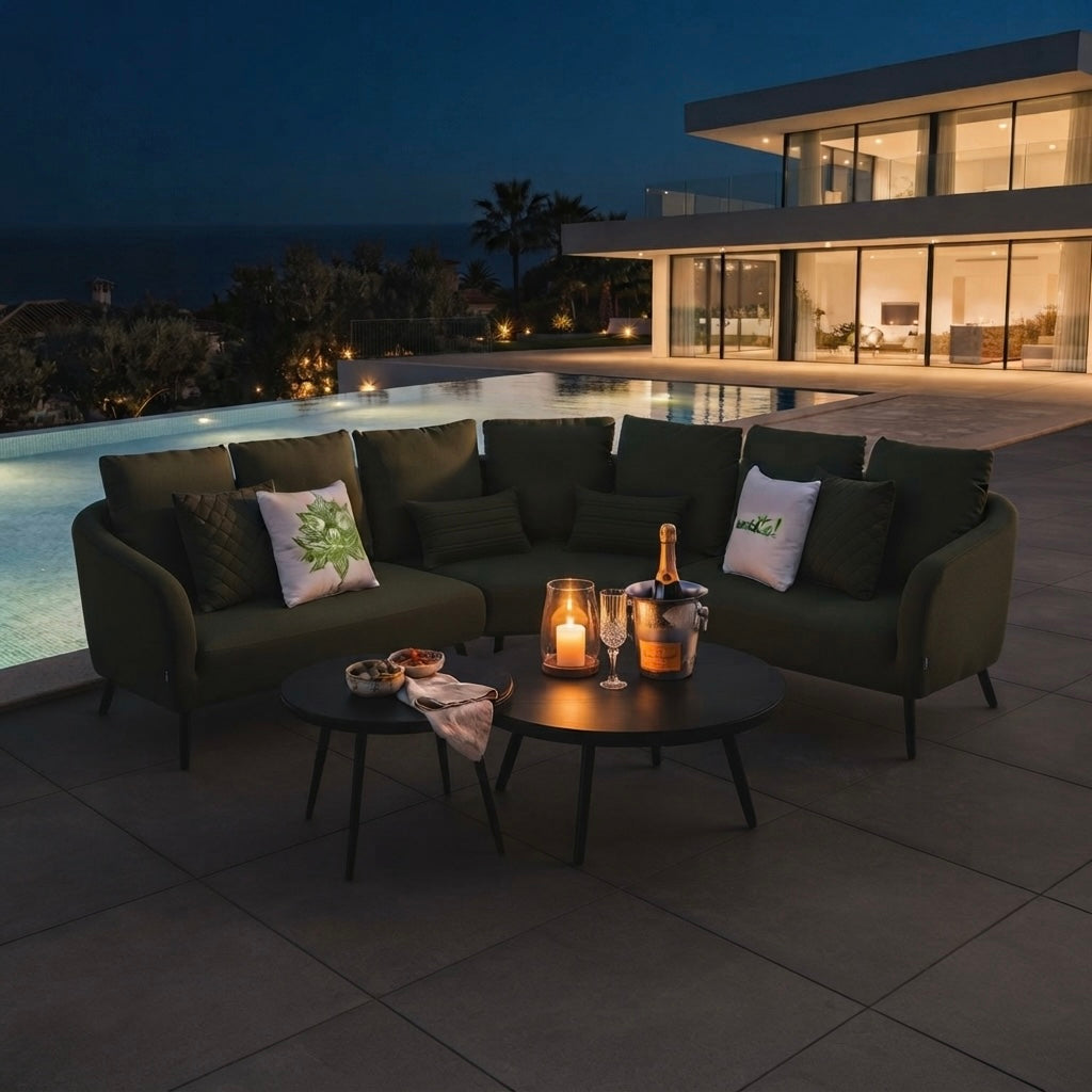 SUMMER SALE ☀️⛱️🏝️ OUTDOOR NEU DEFINIERT! DESIGN - Lounge Set Voyage 100% LIKA-TEX® Bezug