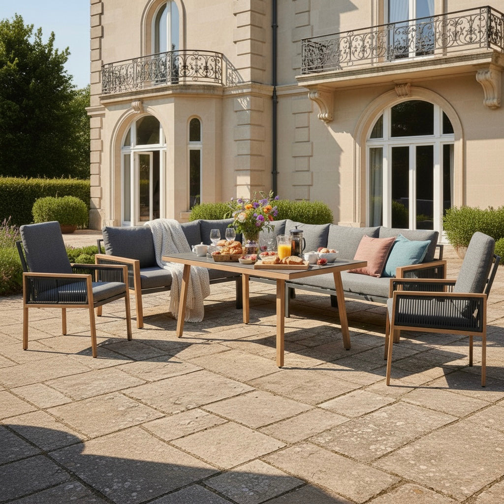 High Quality Living zum Angebotspreis ☀️ Comfort Dining Eck-Lounge Aria inkl. 2x Sessel