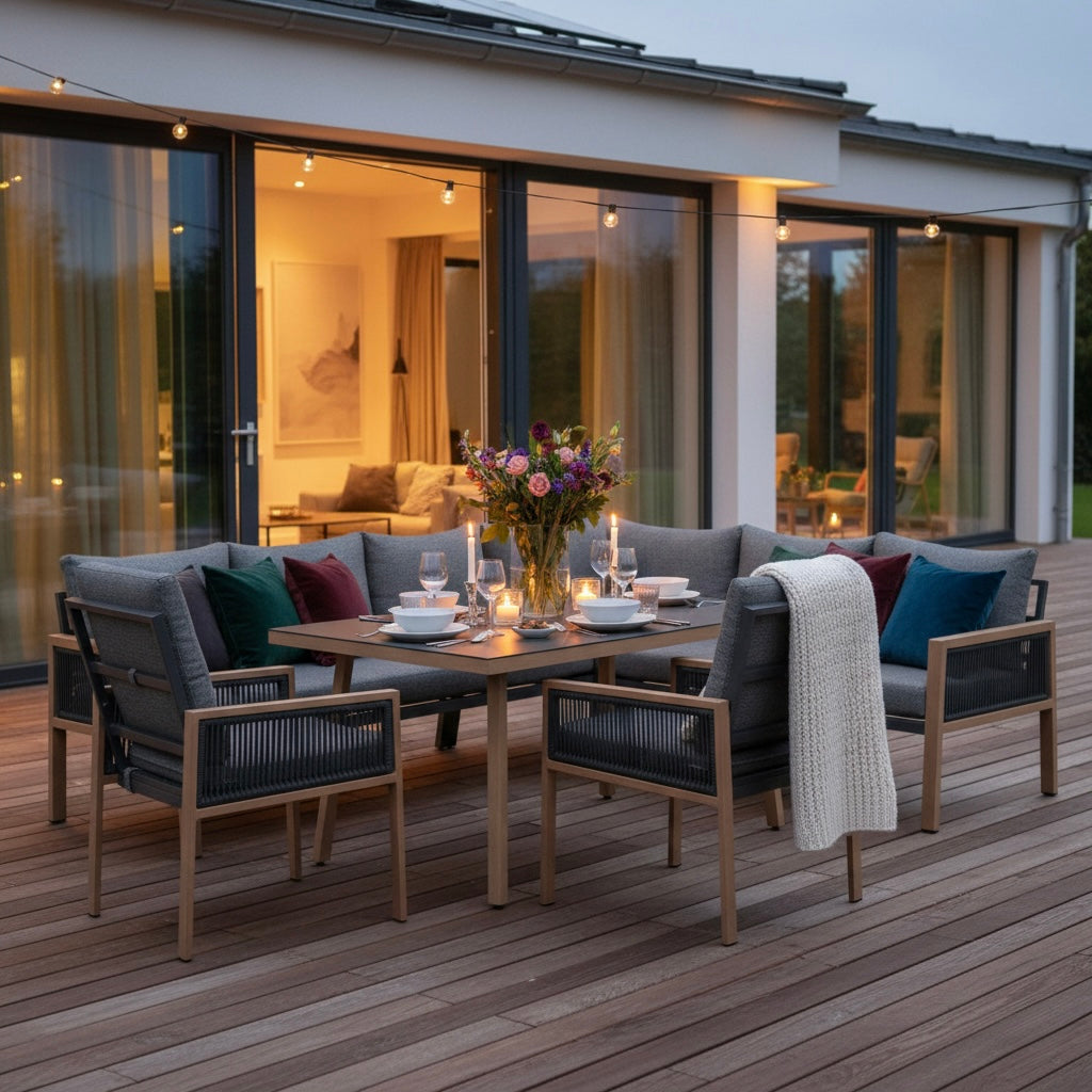 Sommerliches Lounge-Feeling zum Angebotspreis ☀️ Comfort Dining Eck-Lounge Aria / NUR FÜR KURZE ZEIT