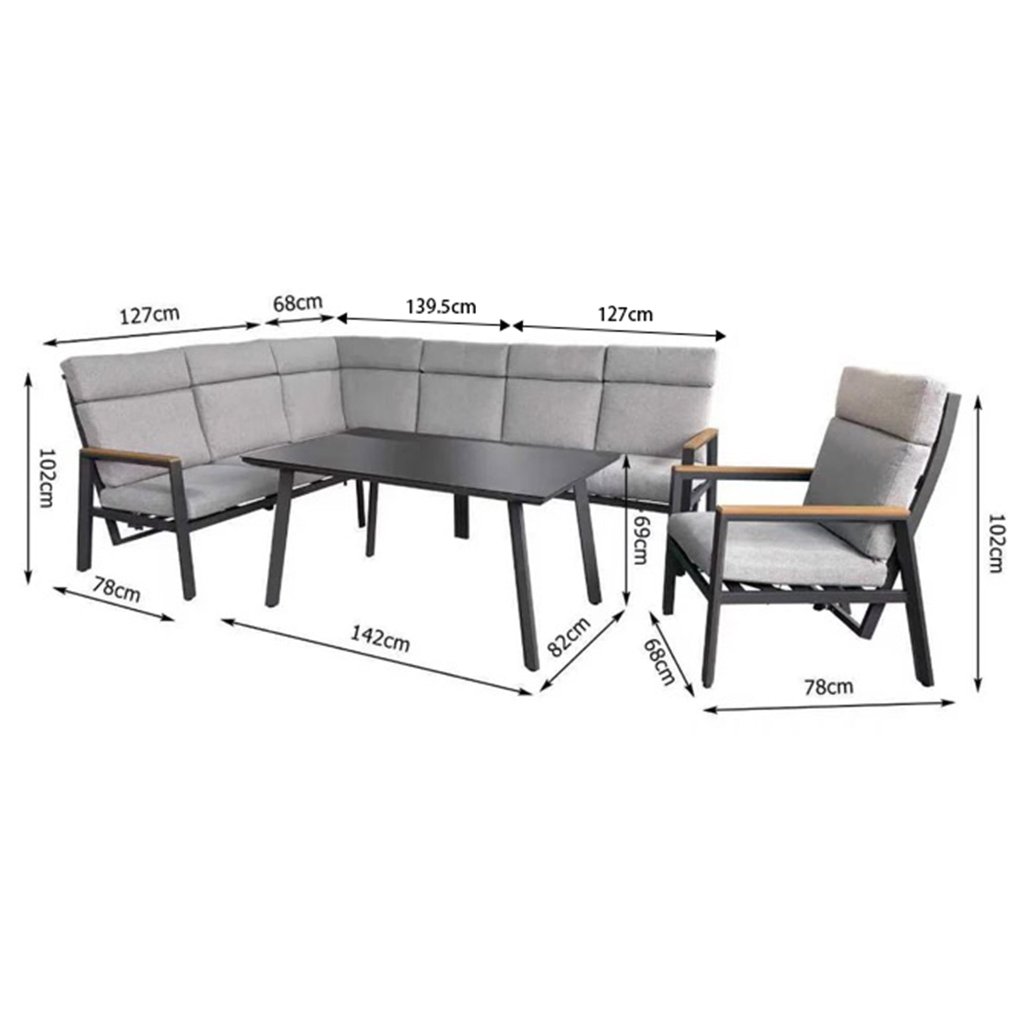 DEAL OF THE WEEK🔥 Eck-Lounge Set & Sessel Vermont – Hoher Komfort trifft modernes Design / inkl. RELAX-FUNKTION per Knopfdruck!