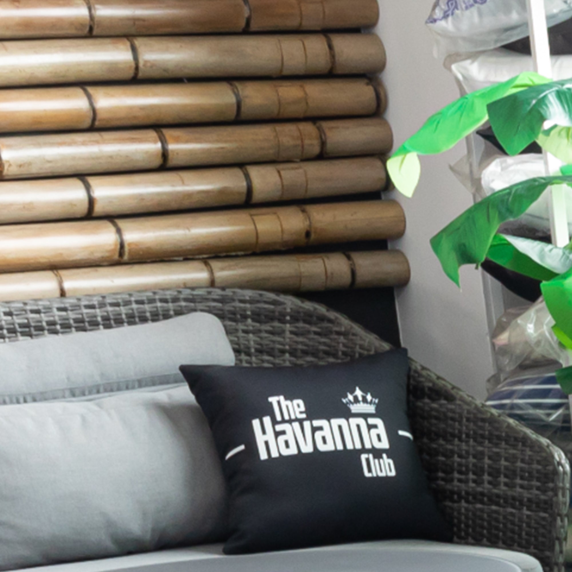 Kissenbezüge / Deko Kissen / Zierkissen The Havanna Club schwarz