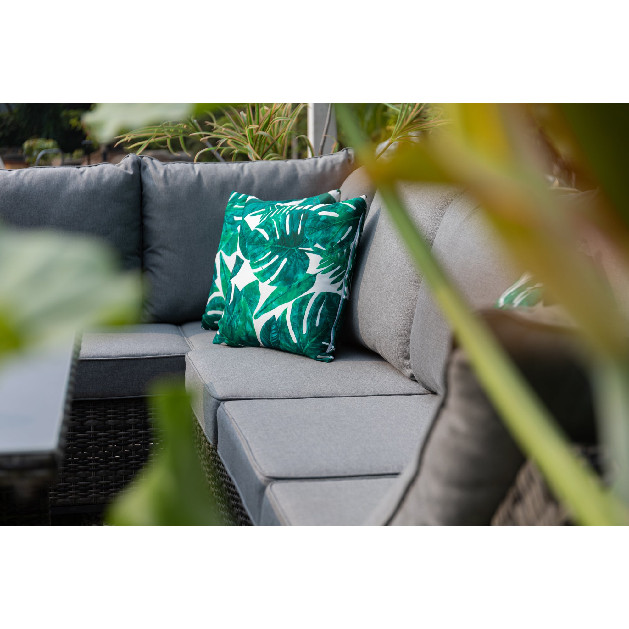 SUMMER SALE ☀️⛱️🏝️ Dining Lounge Set Havanna Deluxe Moon Grey XL inkl. Dining Sessel mit verstellbarem Rücken