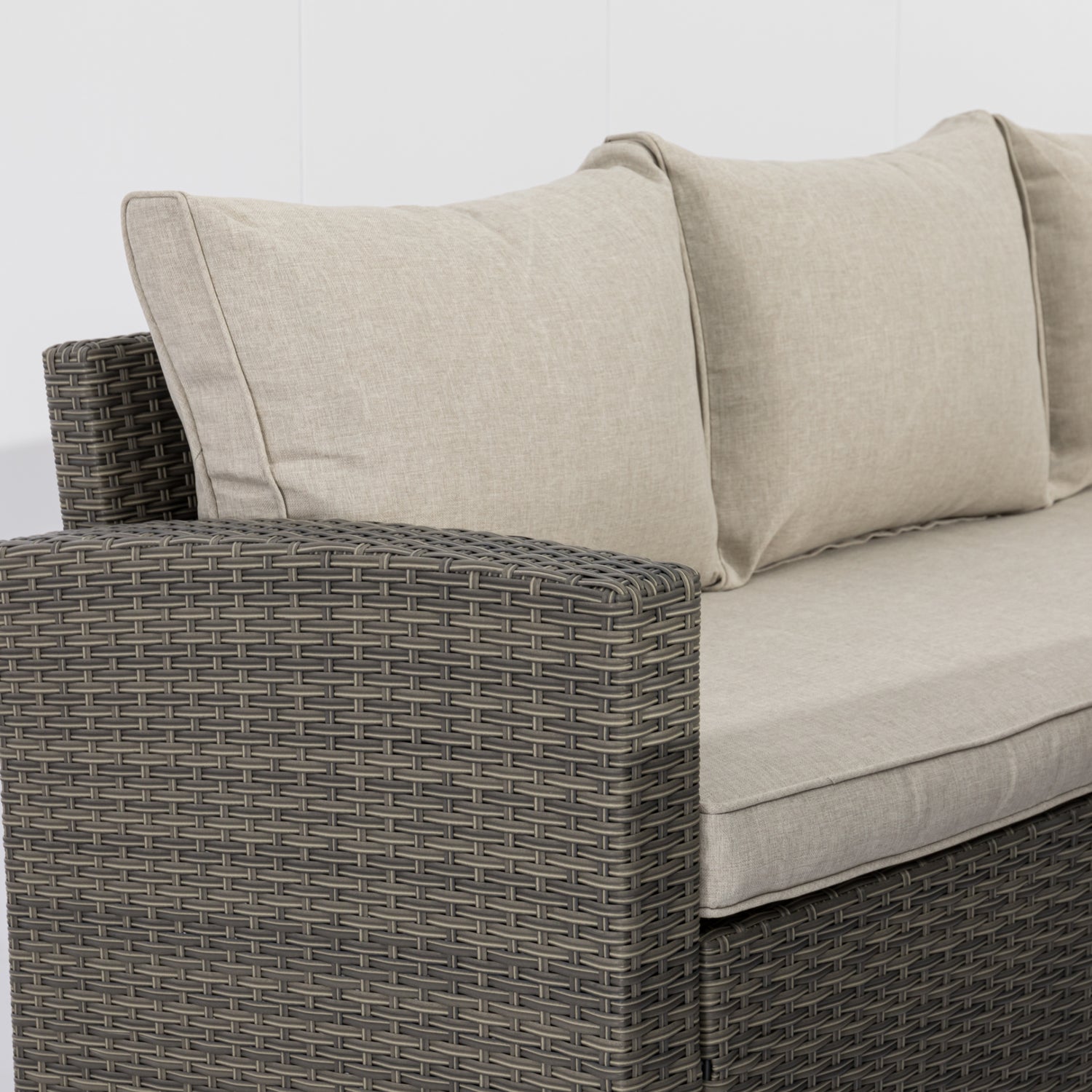 XXL Dining Eck-Lounge Set Monza inkl. Sessel mit ausziehbarem Tisch beidseitig stellbar