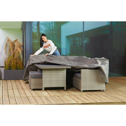 Premium Schutzhülle für Gartenmöbel Dining Eck Loungeset - 270x210x80 cm