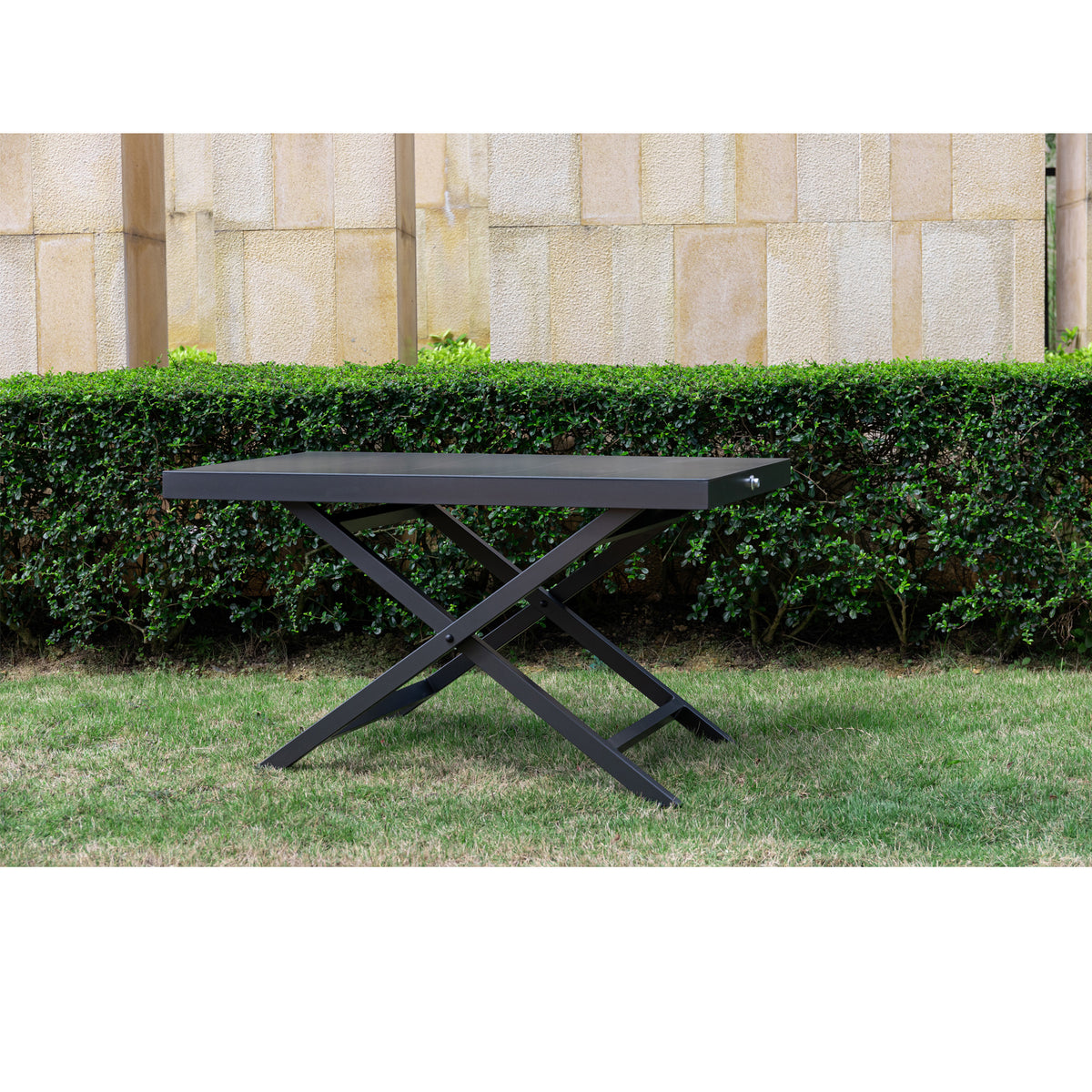 Premium! Höhenverstellbarer Aluminum Tisch Merino Designo 110x60x62cm – Mandalika Outdoor & Living Products GmbH