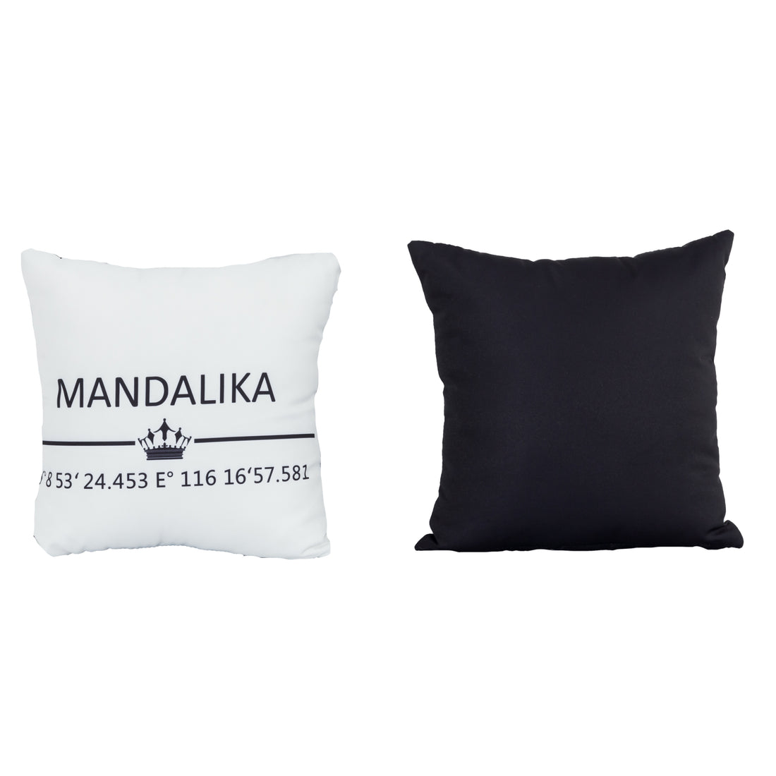 Kissenbezüge / Deko Kissen / Zierkissen Mandalika Black & white