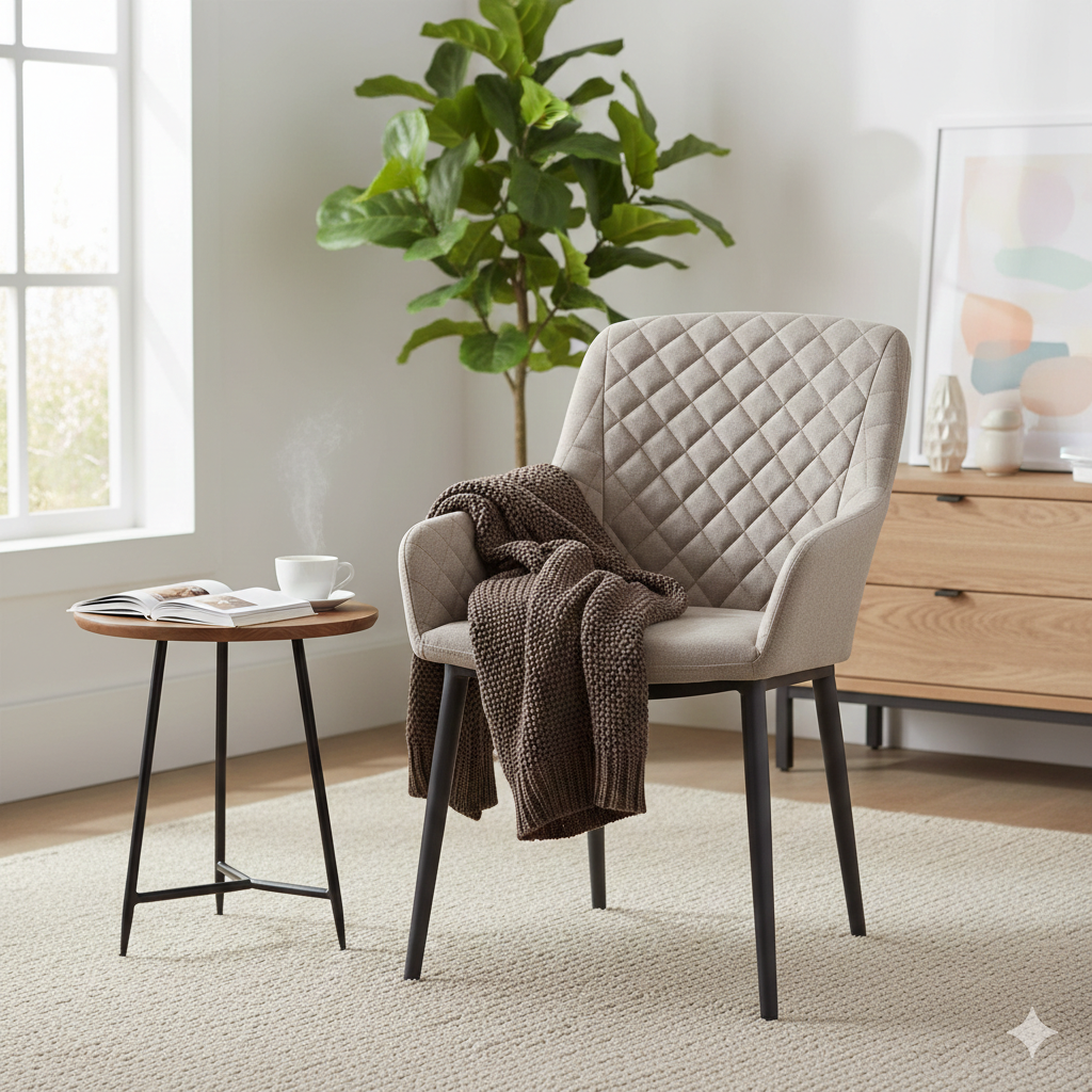 Outdoor Dining Sessel Heritage 100% wetterfest mit LIKA-TEX® Bezug in sand (natur)