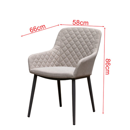 Outdoor Dining Sessel Heritage 100% wetterfest mit LIKA-TEX® Bezug in sand (natur)