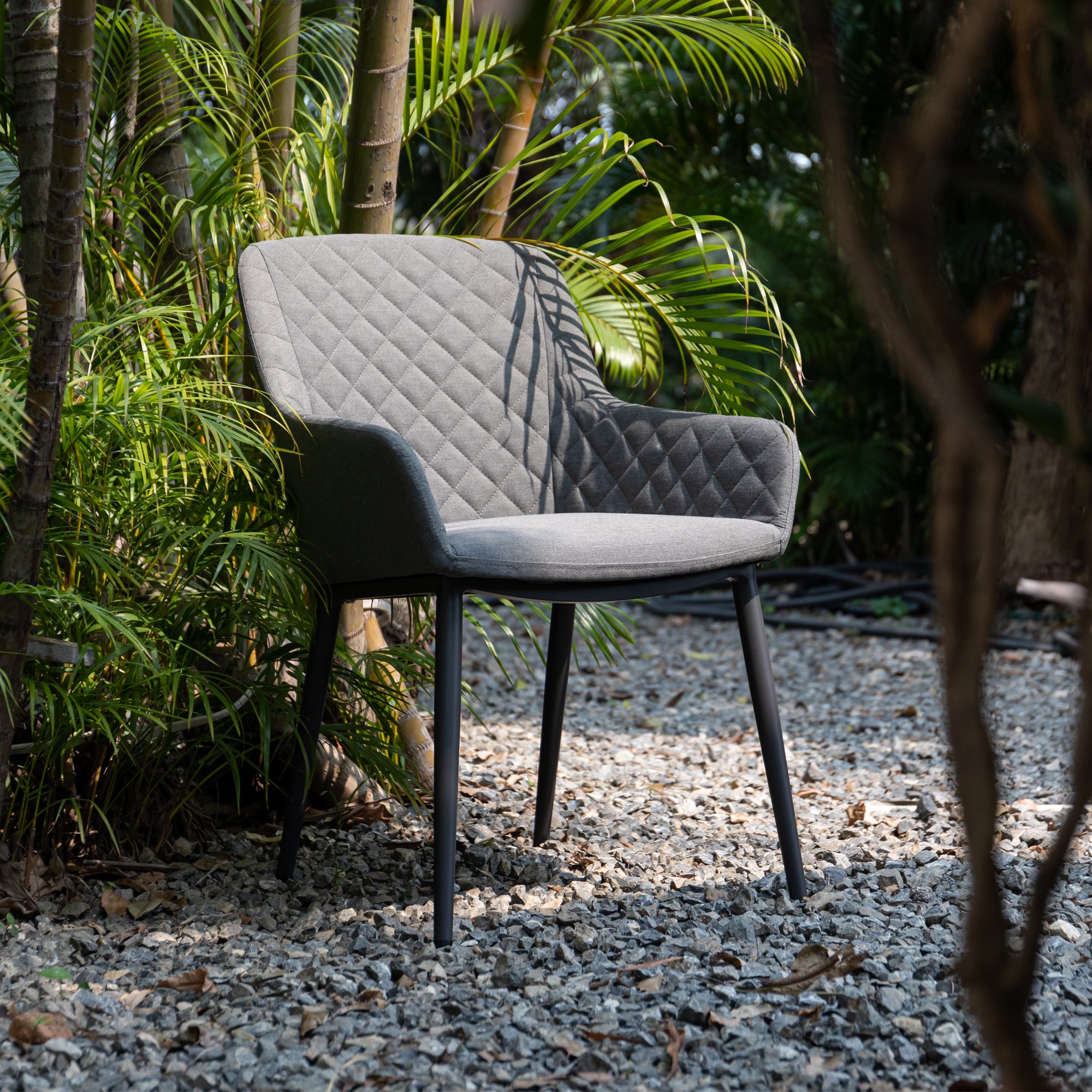 Outdoor Sessel Heritage 100% wetterfest LIKA-TEX® in ash (grau)