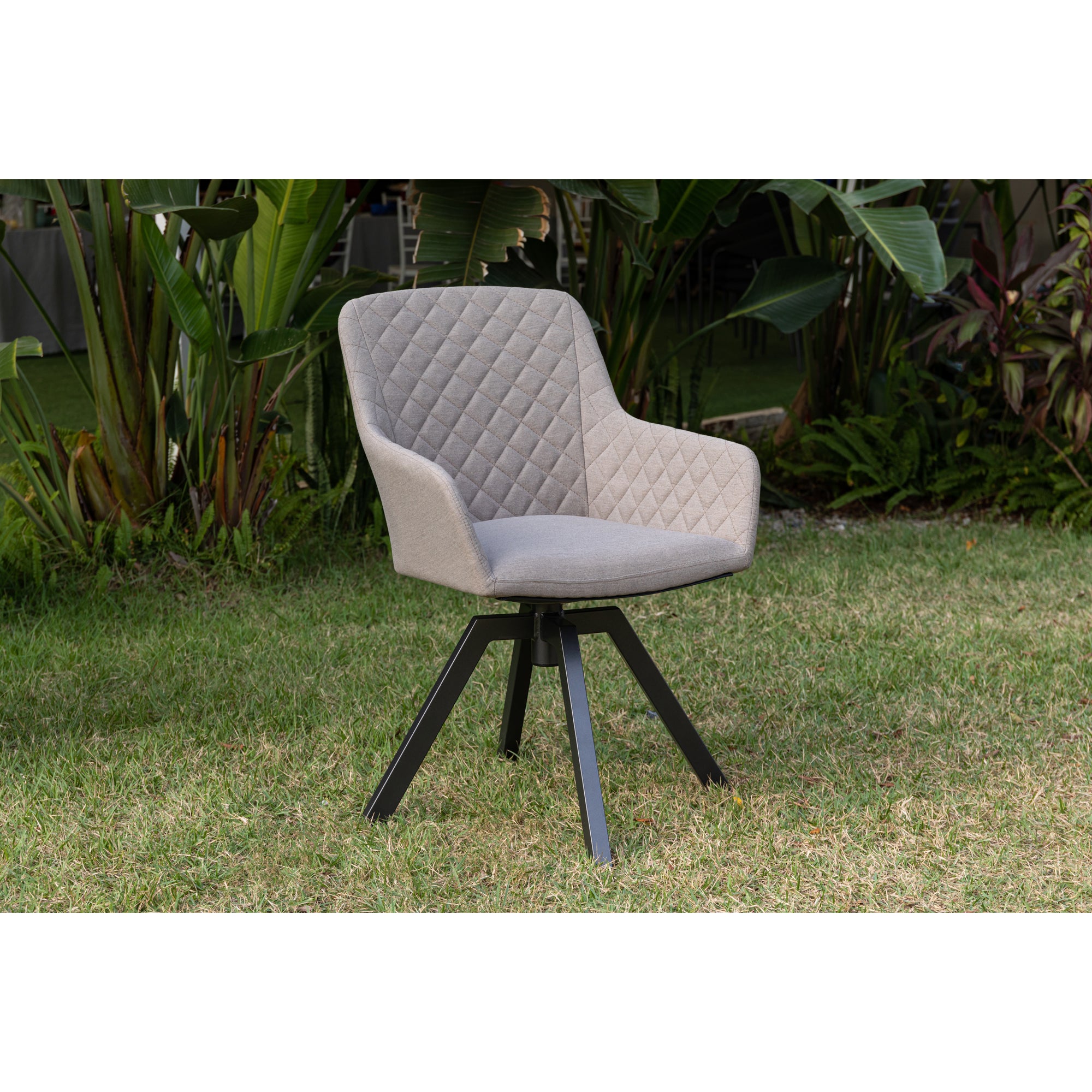 Outdoor Dining Drehsessel Heritage 100% wetterfest mit LIKA-TEX® Bezug Sand (natur)