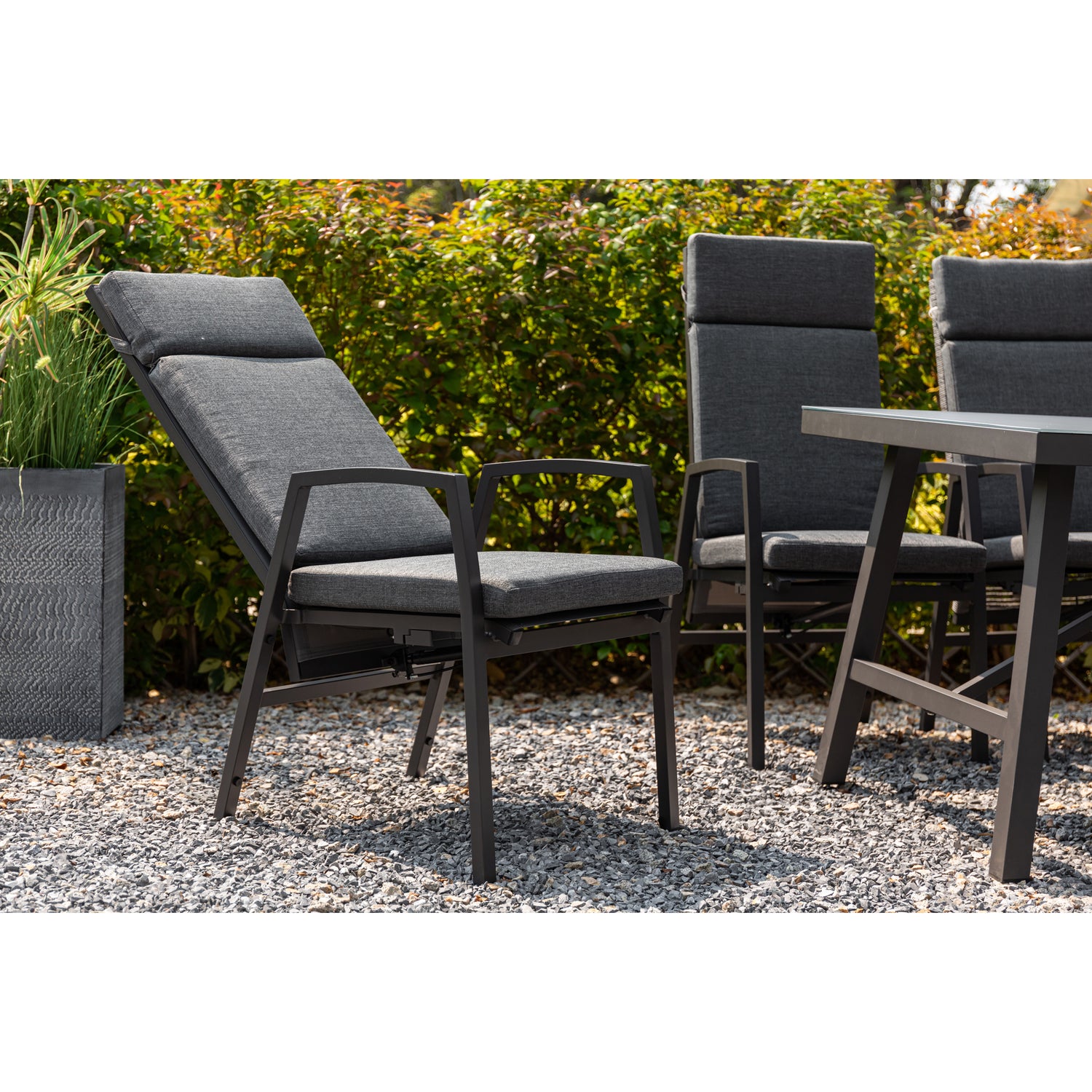 *JETZT VORBESTELLEN* Komfort und Design! 7 tlg. Aluminium Dining Move Set Arctic mit verstellbarer Rückenlehne