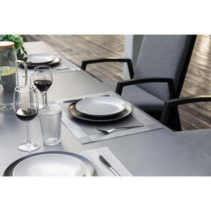 Komfort und Design! 7 tlg. Aluminium Dining Move Set Arctic mit verstellbarer Rückenlehne