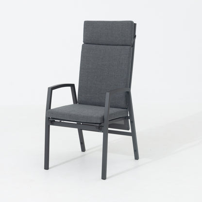 *JETZT VORBESTELLEN* Komfort und Design! 7 tlg. Aluminium Dining Move Set Arctic mit verstellbarer Rückenlehne