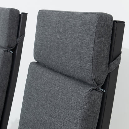 *JETZT VORBESTELLEN*   Superior Aluminium Dining Move Sessel Arctic anthrazit / Rücken verstellbar